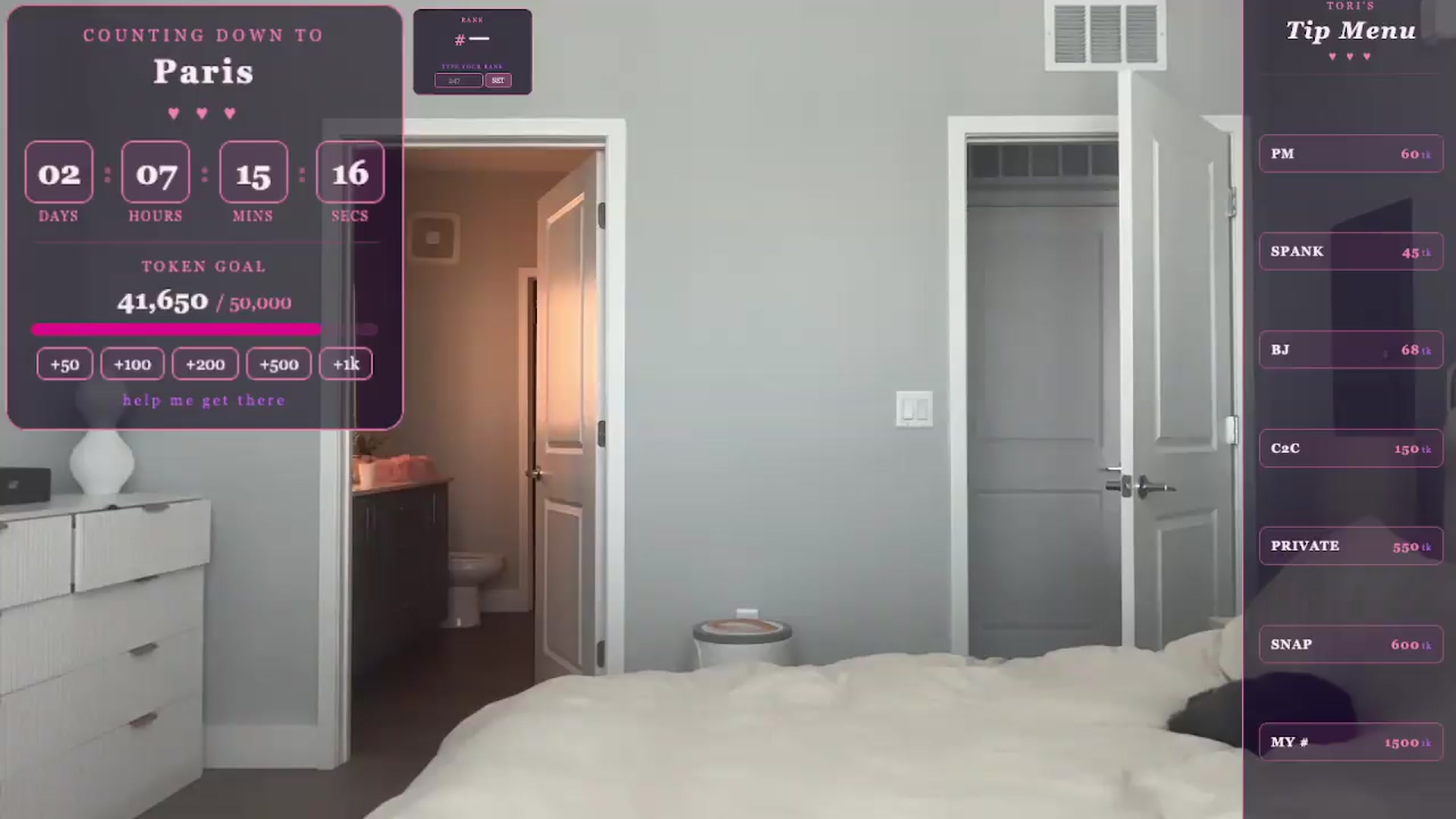 Gallery image thumbnail from GoddessTatiRae's myfreecams stream on, 05/22/2026, 22:09 image 2 of 20