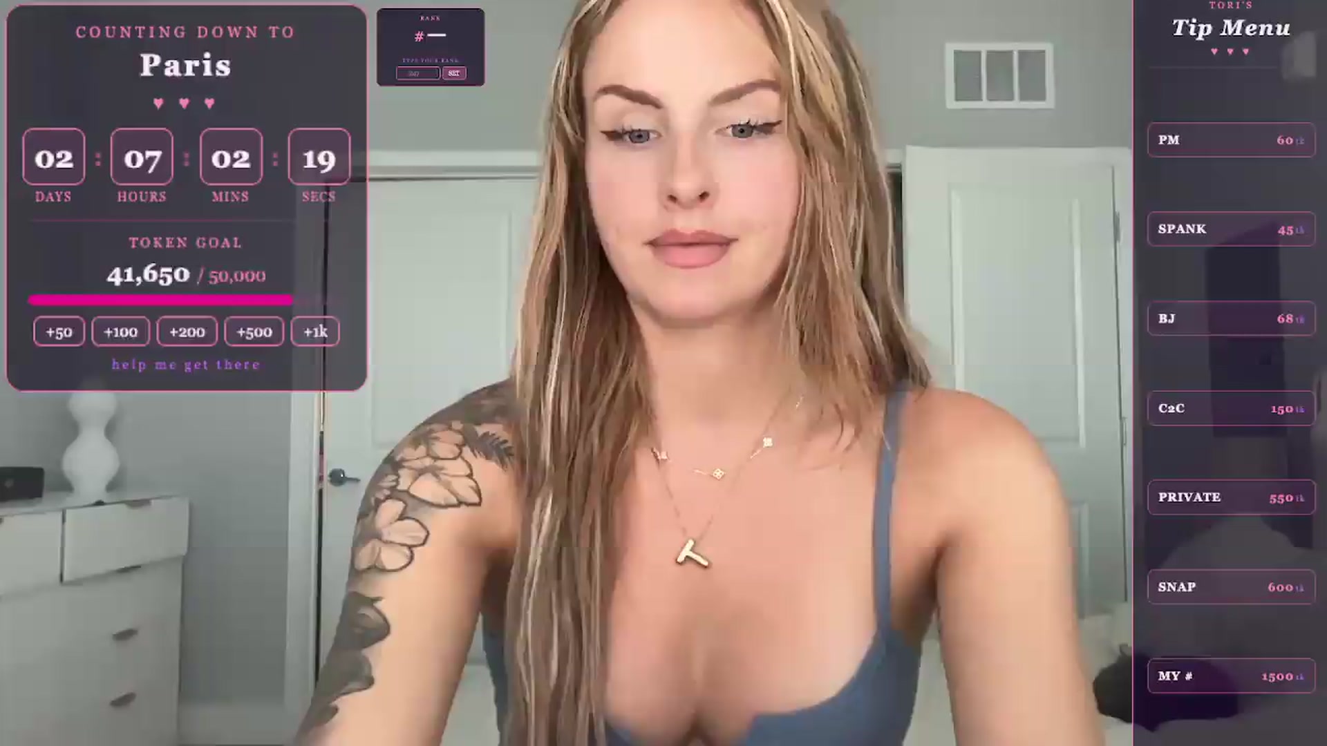 Gallery image thumbnail from GoddessTatiRae's myfreecams stream on, 05/22/2026, 22:09 image 5 of 20