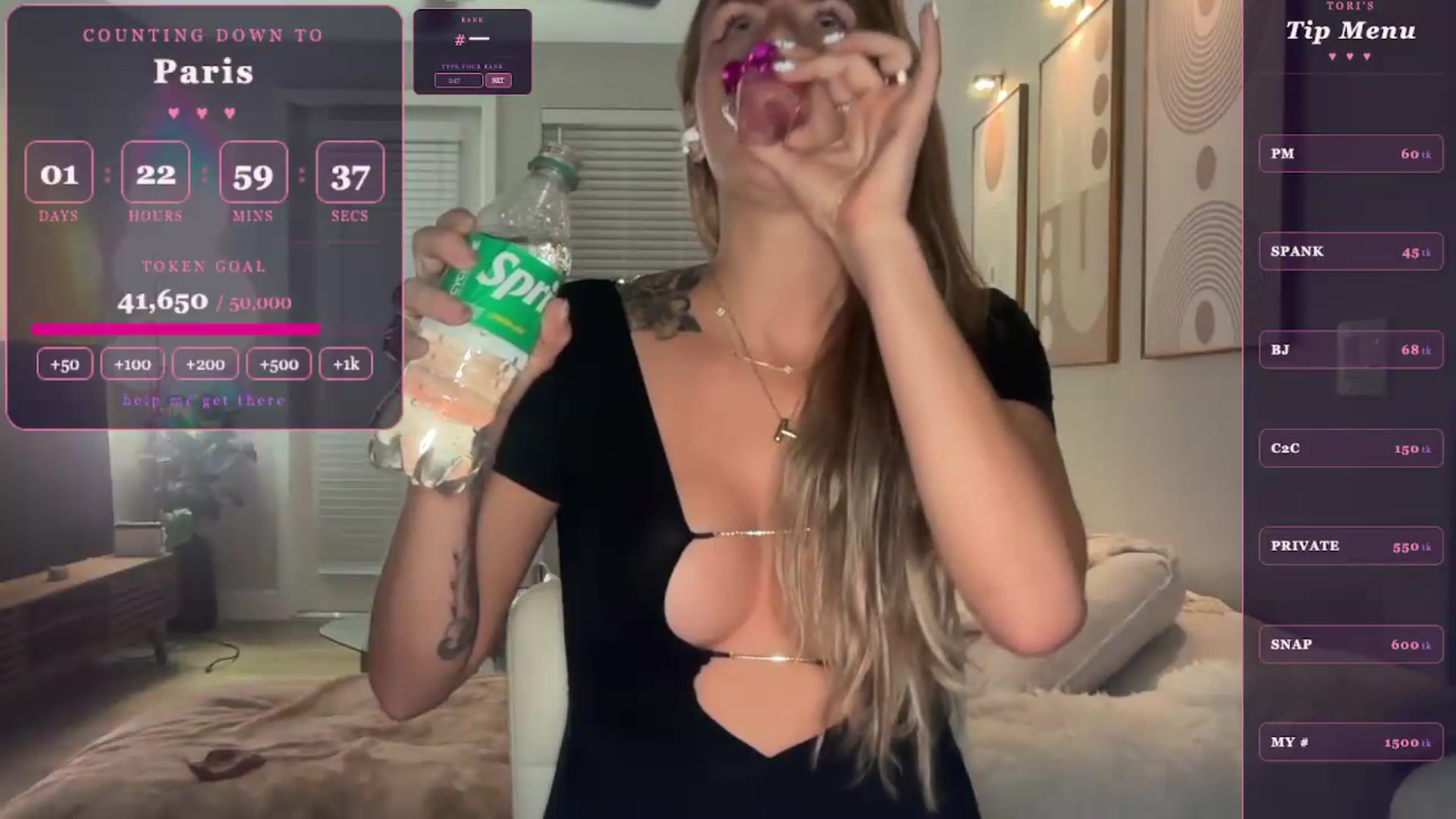Gallery image thumbnail from GoddessTatiRae's myfreecams stream on, 05/23/2026, 05:03 image 20 of 20