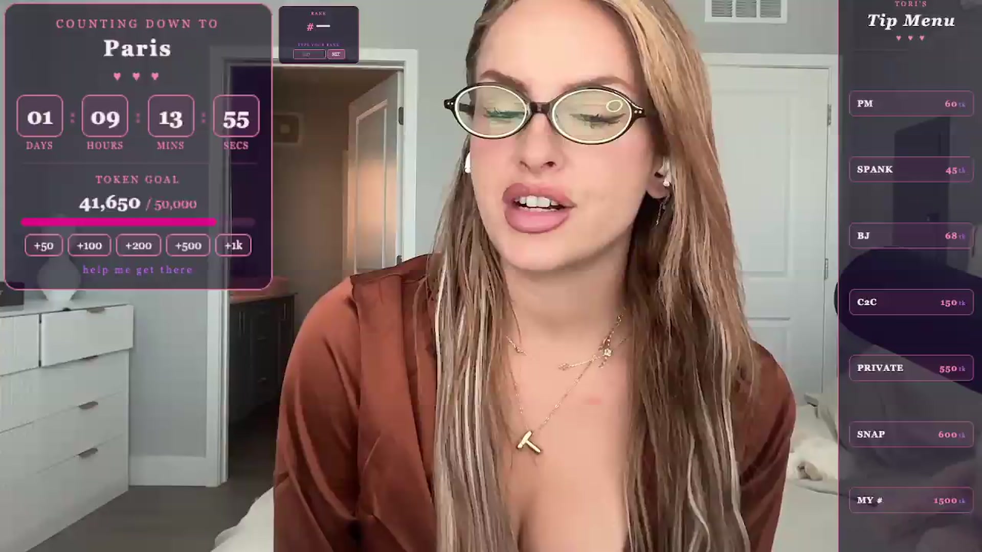 Gallery image thumbnail from GoddessTatiRae's myfreecams stream on, 05/23/2026, 19:29 image 1 of 20