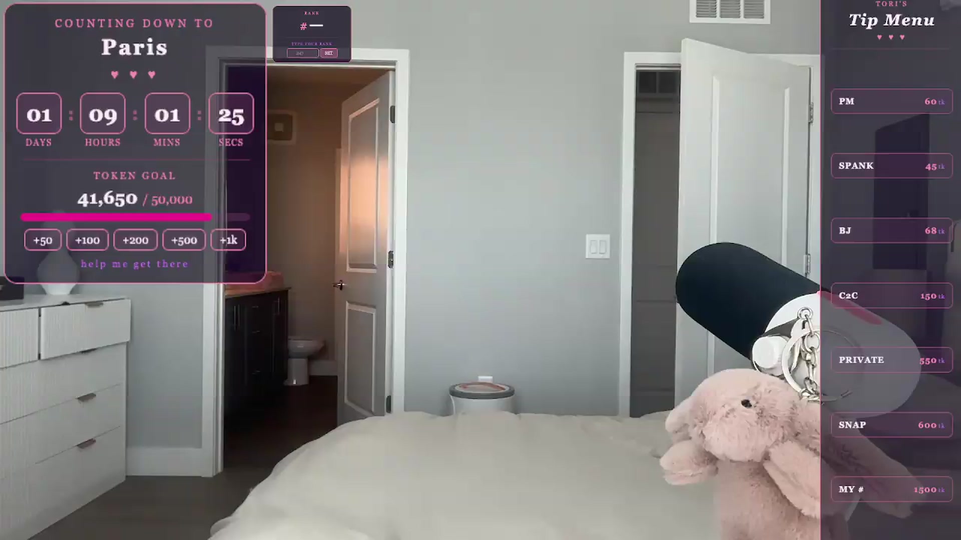 Gallery image thumbnail from GoddessTatiRae's myfreecams stream on, 05/23/2026, 19:29 image 7 of 20