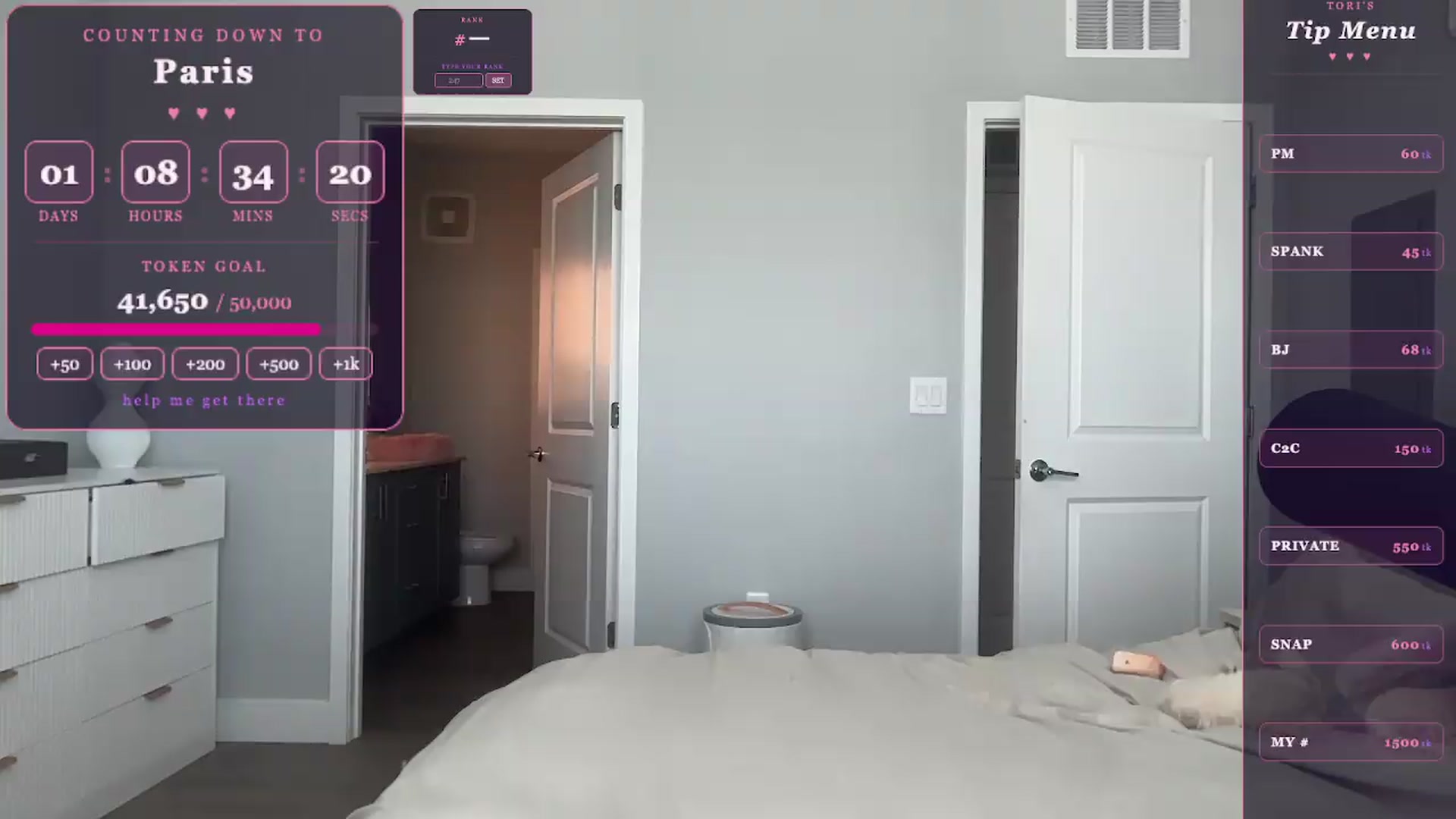 Gallery image thumbnail from GoddessTatiRae's myfreecams stream on, 05/23/2026, 19:29 image 20 of 20