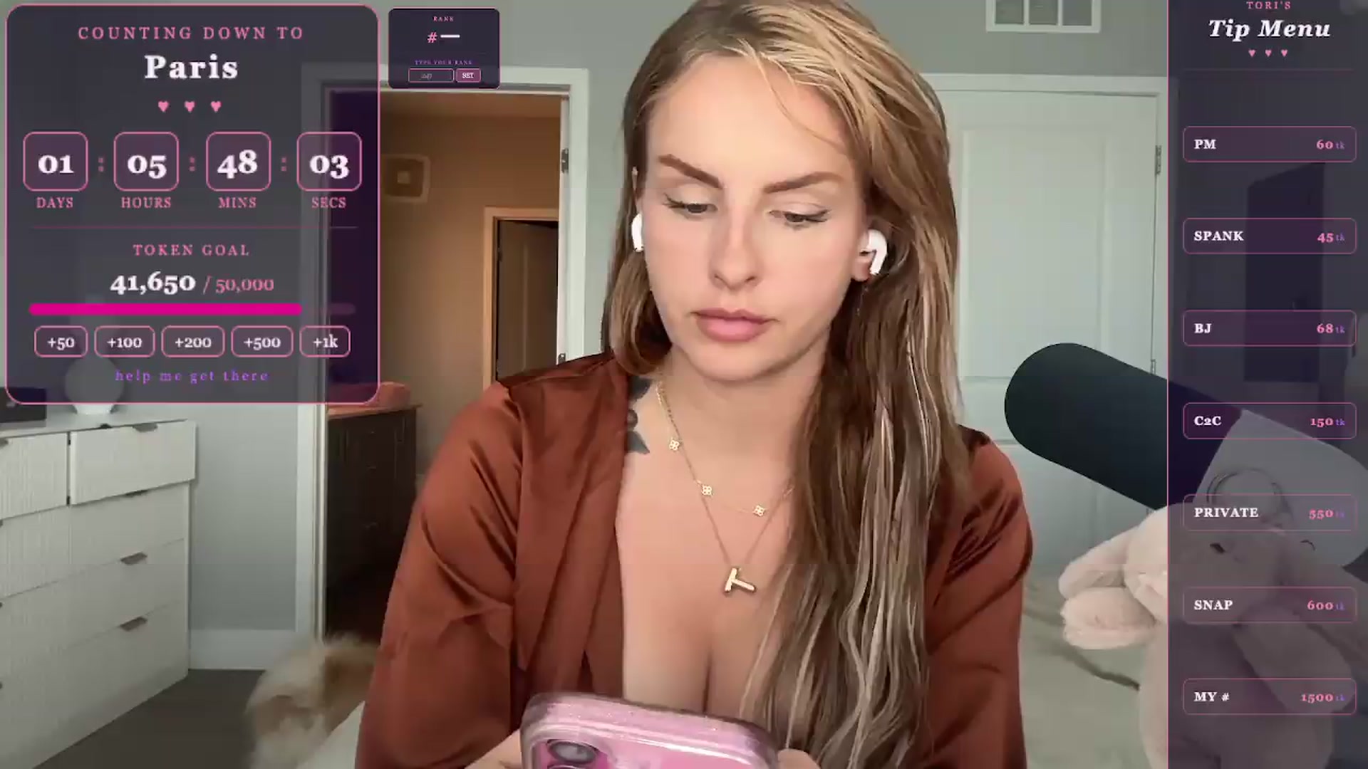 Gallery image thumbnail from GoddessTatiRae's myfreecams stream on, 05/23/2026, 22:26 image 6 of 20