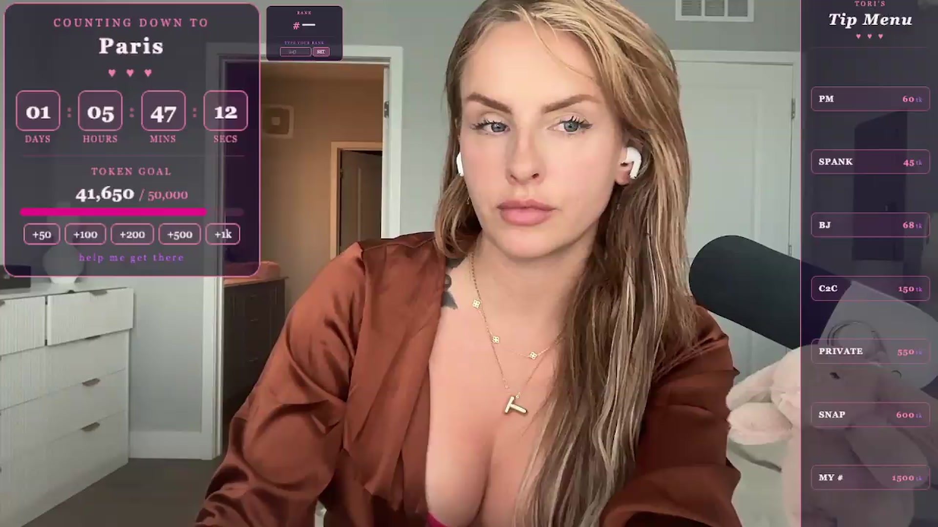 Gallery image thumbnail from GoddessTatiRae's myfreecams stream on, 05/23/2026, 22:26 image 7 of 20