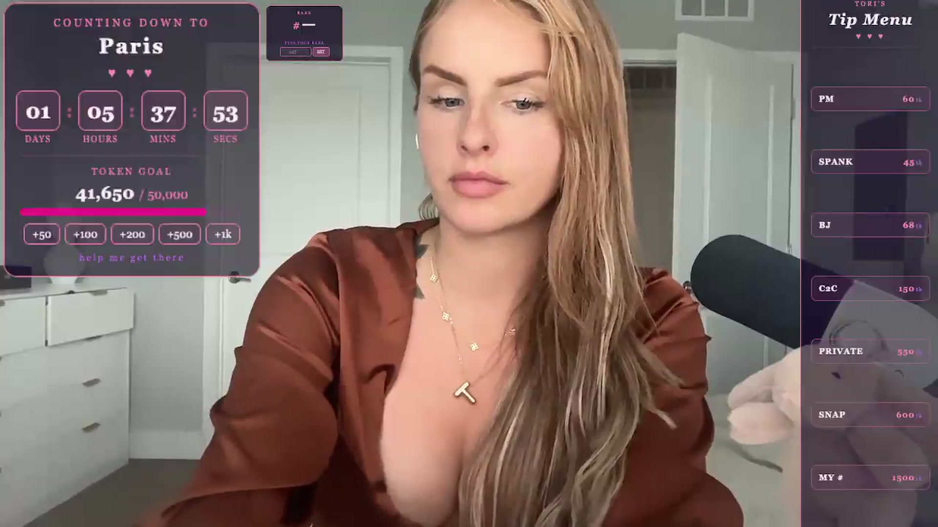 Gallery image thumbnail from GoddessTatiRae's myfreecams stream on, 05/23/2026, 22:26 image 18 of 20