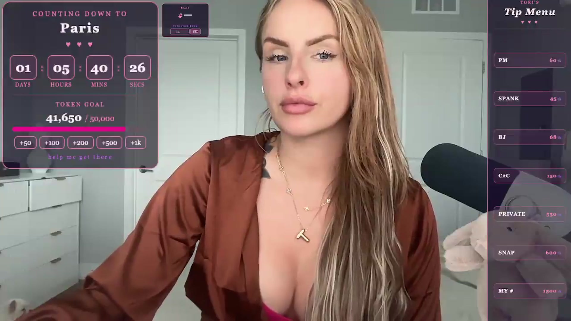 Gallery image thumbnail from GoddessTatiRae's myfreecams stream on, 05/23/2026, 22:26 image 15 of 20