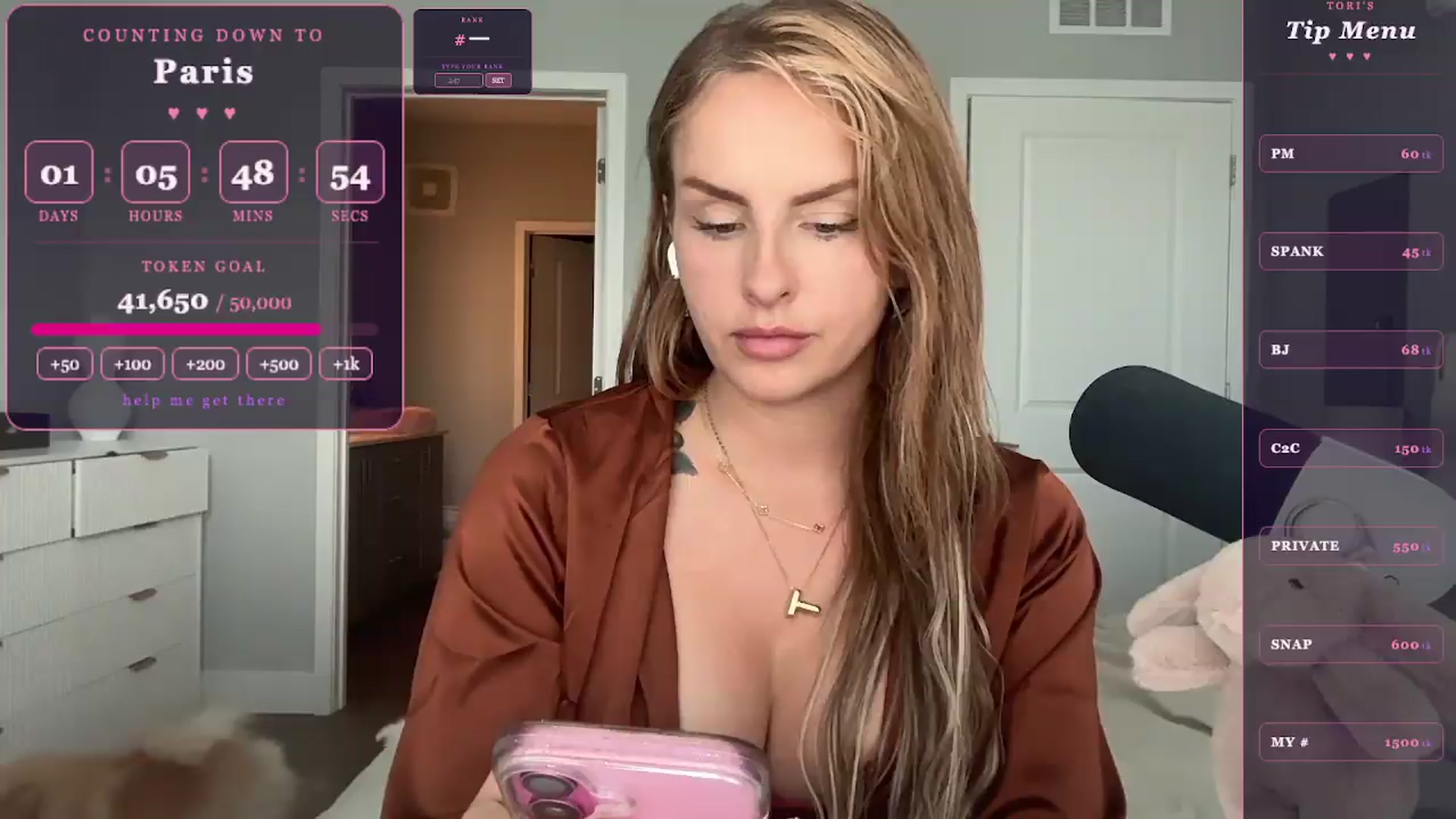Gallery image thumbnail from GoddessTatiRae's myfreecams stream on, 05/23/2026, 22:26 image 5 of 20