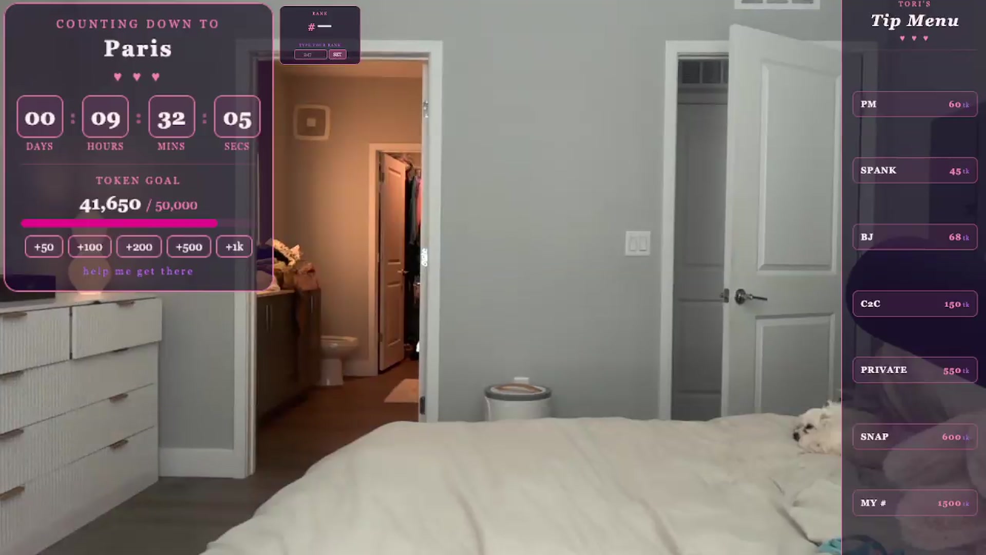 Gallery image thumbnail from GoddessTatiRae's myfreecams stream on, 05/24/2026, 19:39 image 10 of 20