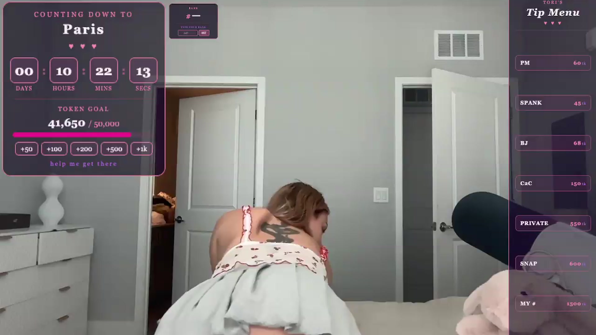 Gallery image thumbnail from GoddessTatiRae's myfreecams stream on, 05/24/2026, 19:39 image 2 of 20