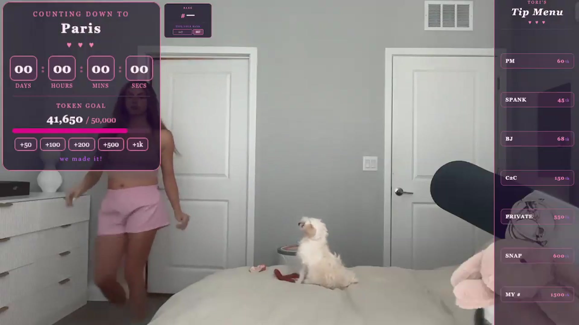 Gallery image thumbnail from GoddessTatiRae's myfreecams stream on, 05/25/2026, 21:01 image 16 of 20