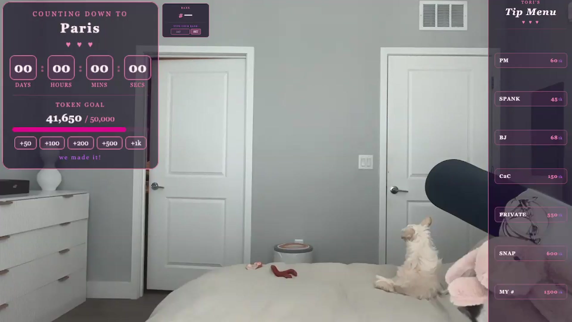 Gallery image thumbnail from GoddessTatiRae's myfreecams stream on, 05/25/2026, 21:01 image 15 of 20