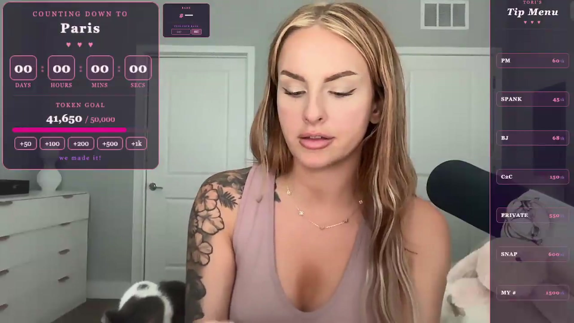 Gallery image thumbnail from GoddessTatiRae's myfreecams stream on, 05/25/2026, 21:01 image 10 of 20