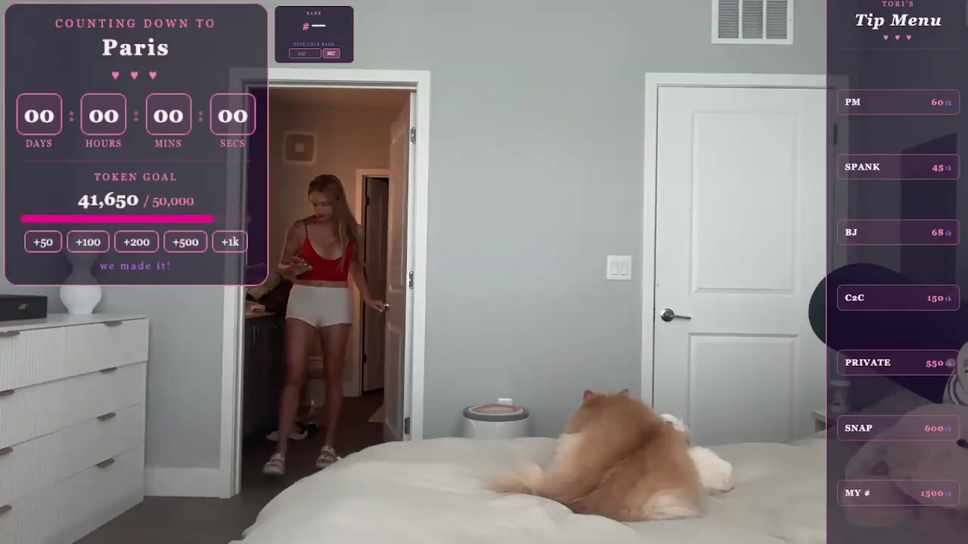 Gallery image thumbnail from GoddessTatiRae's myfreecams stream on, 05/26/2026, 17:34 image 3 of 20