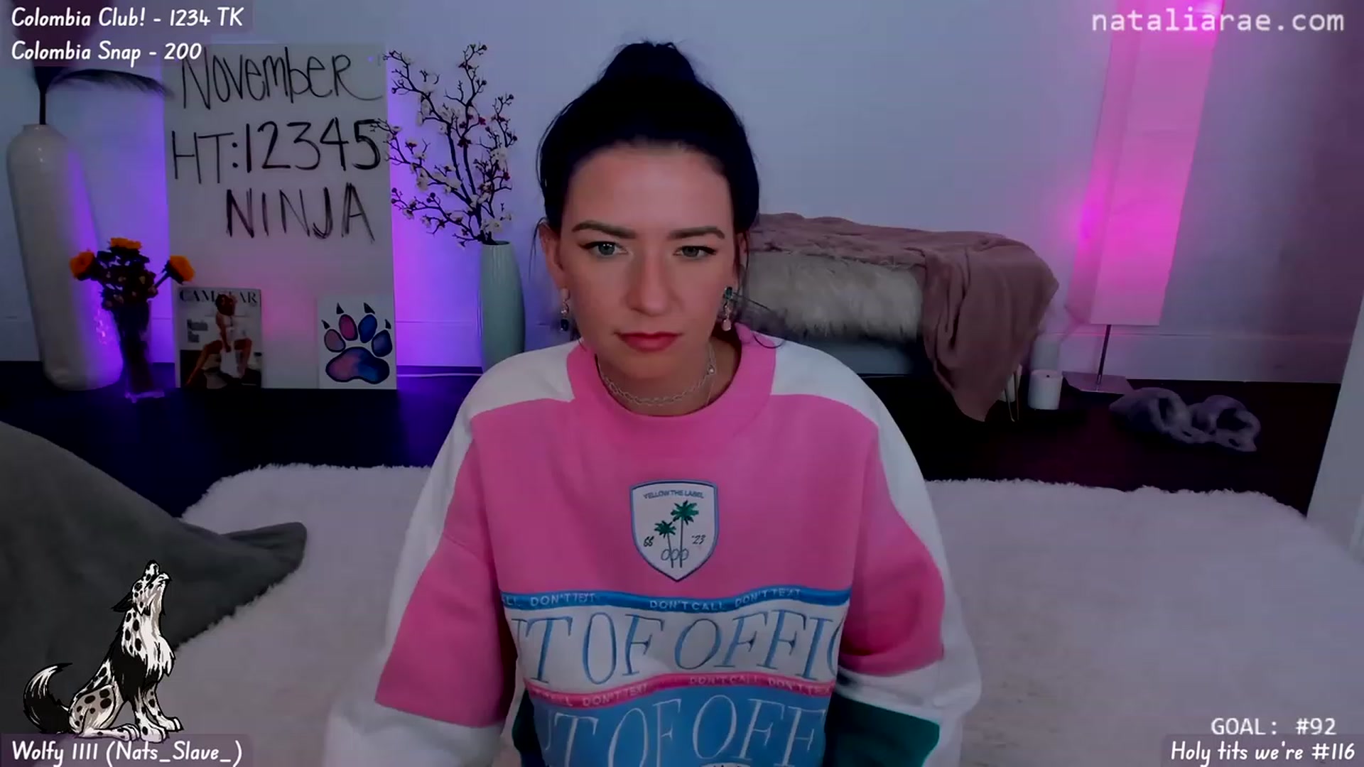 Gallery image thumbnail from Goddess_Nat's myfreecams stream on, 11/19/2023, 10:38 image 1 of 20
