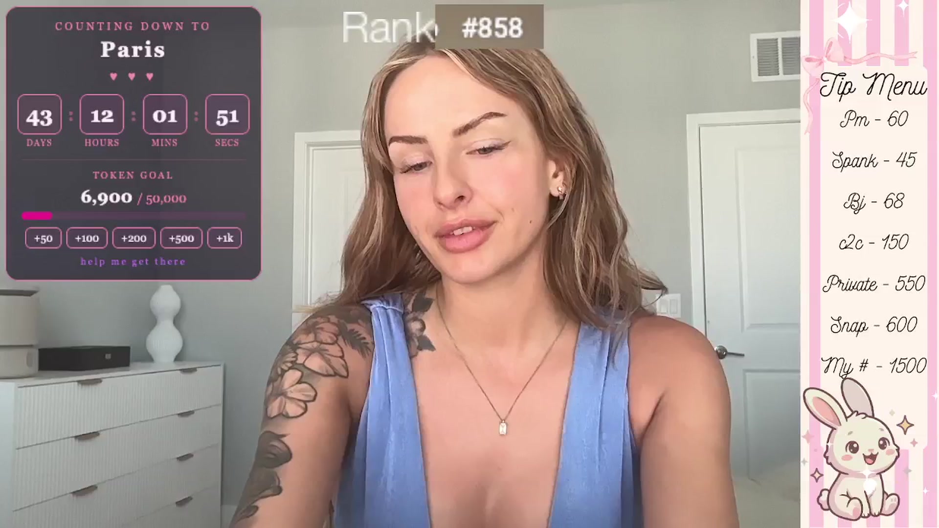 Gallery image thumbnail from GodessTatiRae's myfreecams stream on, 04/11/2026, 16:13 image 16 of 20