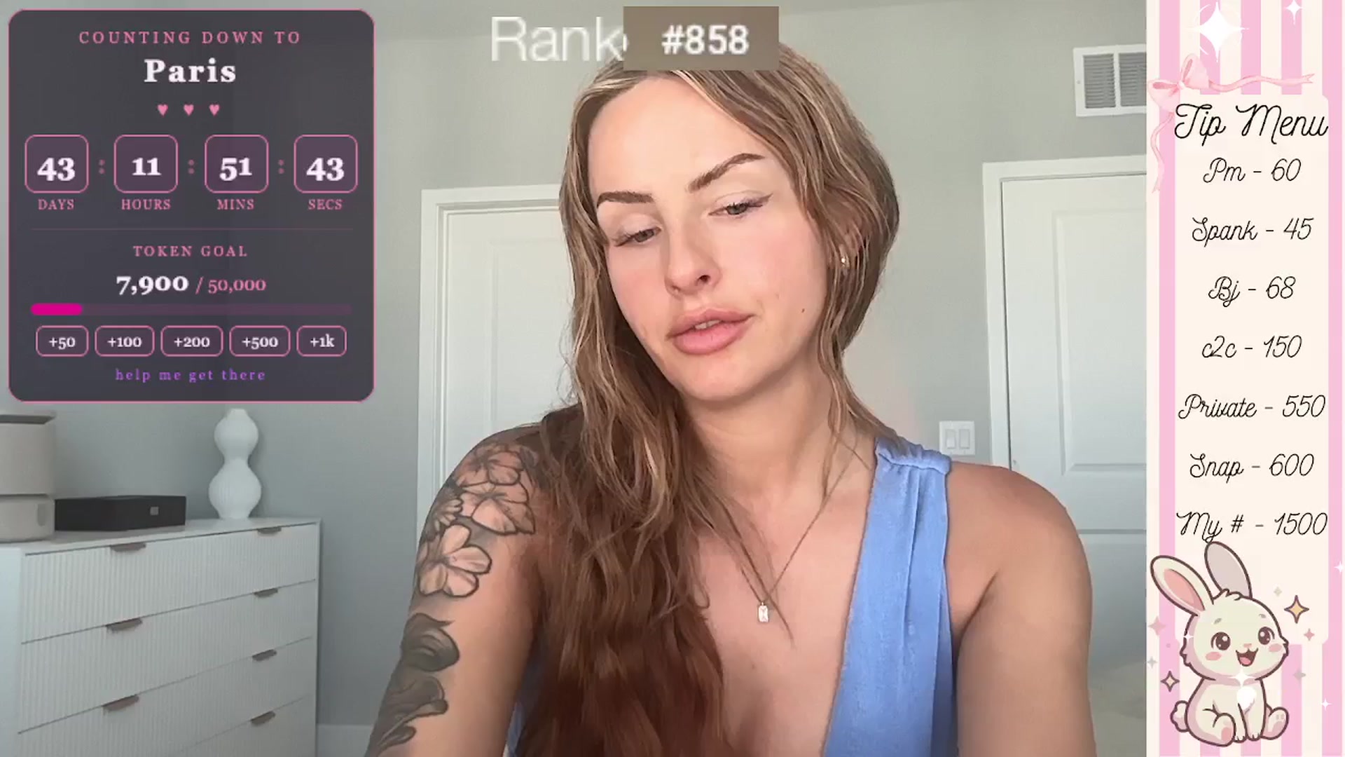 Gallery image thumbnail from GodessTatiRae's myfreecams stream on, 04/11/2026, 16:13 image 20 of 20