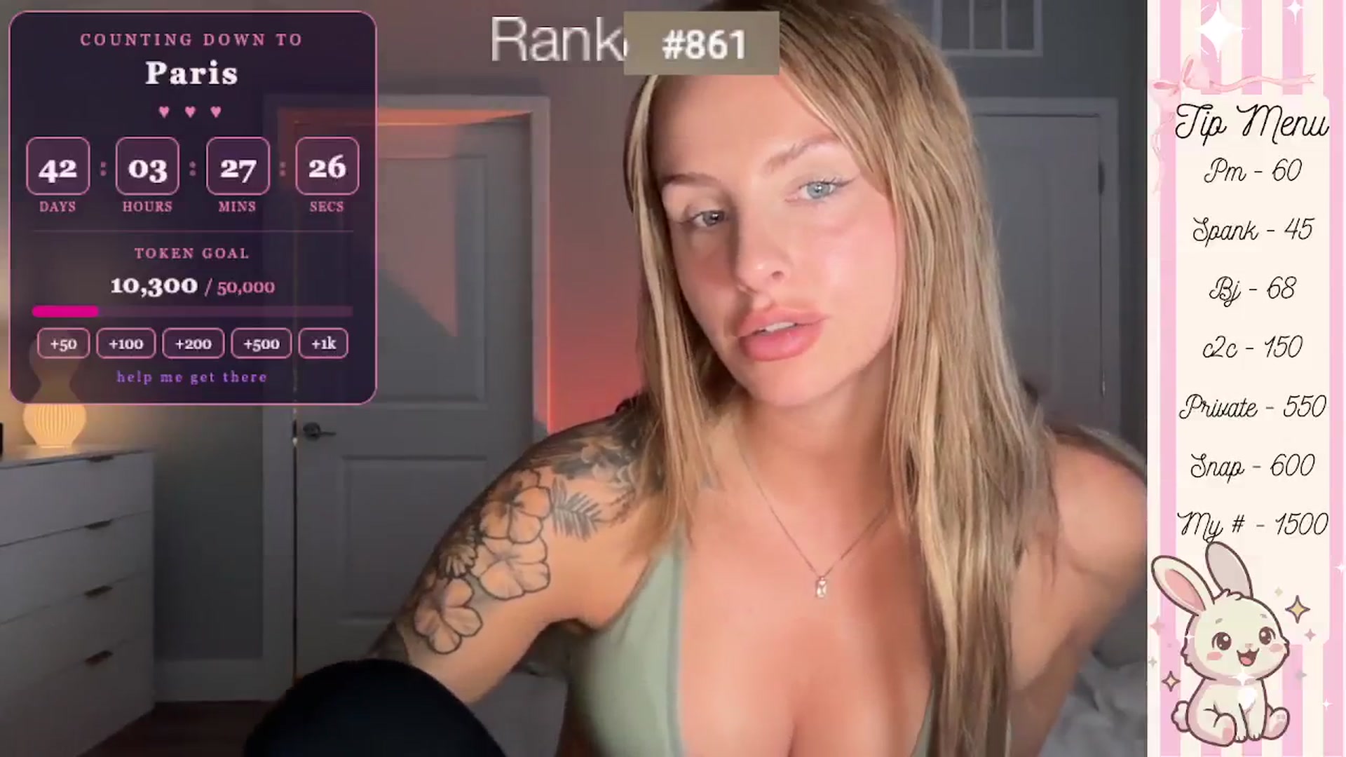 Gallery image thumbnail from GodessTatiRae's myfreecams stream on, 04/13/2026, 24:44 image 14 of 20