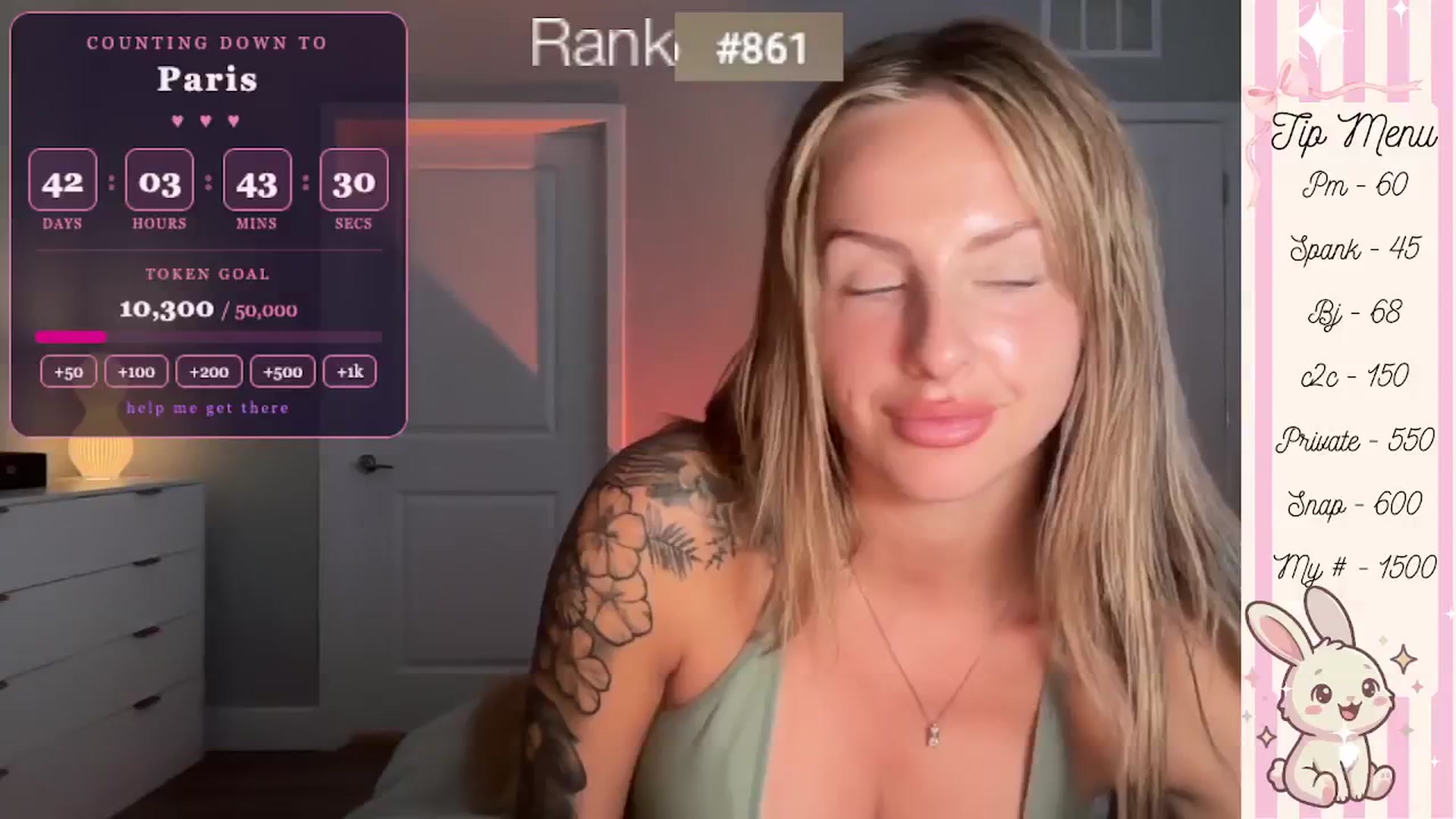 Gallery image thumbnail from GodessTatiRae's myfreecams stream on, 04/13/2026, 24:44 image 3 of 20