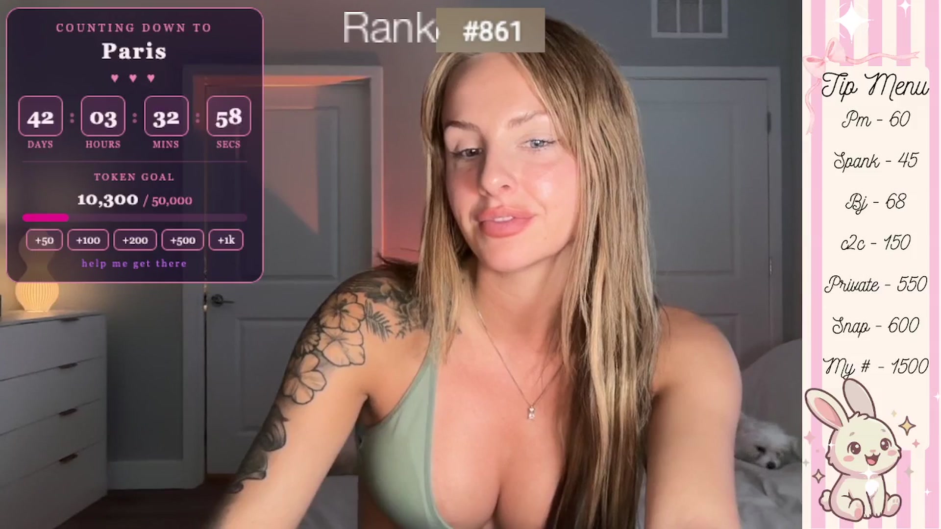Gallery image thumbnail from GodessTatiRae's myfreecams stream on, 04/13/2026, 24:44 image 10 of 20