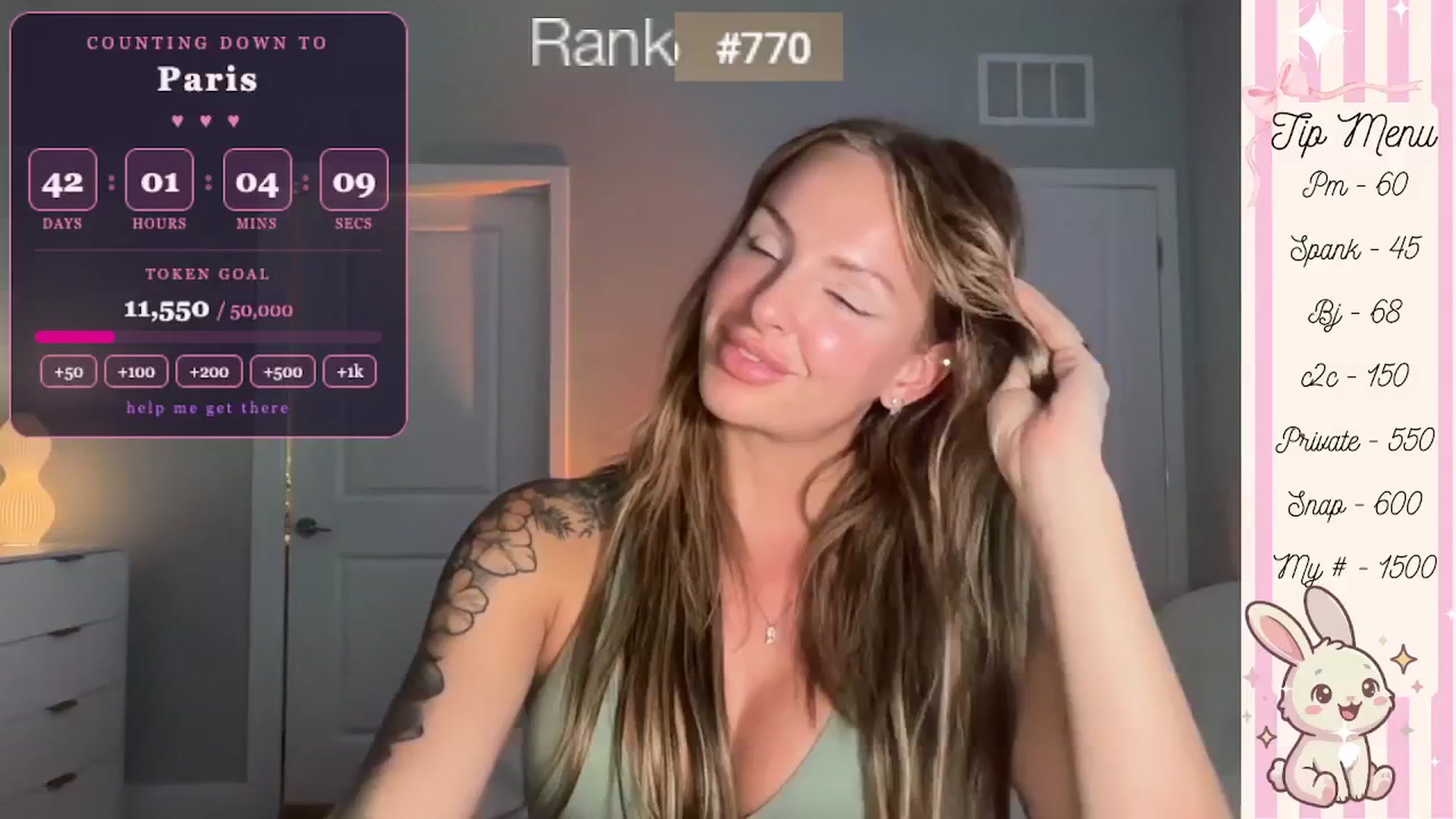 Gallery image thumbnail from GodessTatiRae's myfreecams stream on, 04/13/2026, 03:44 image 14 of 20