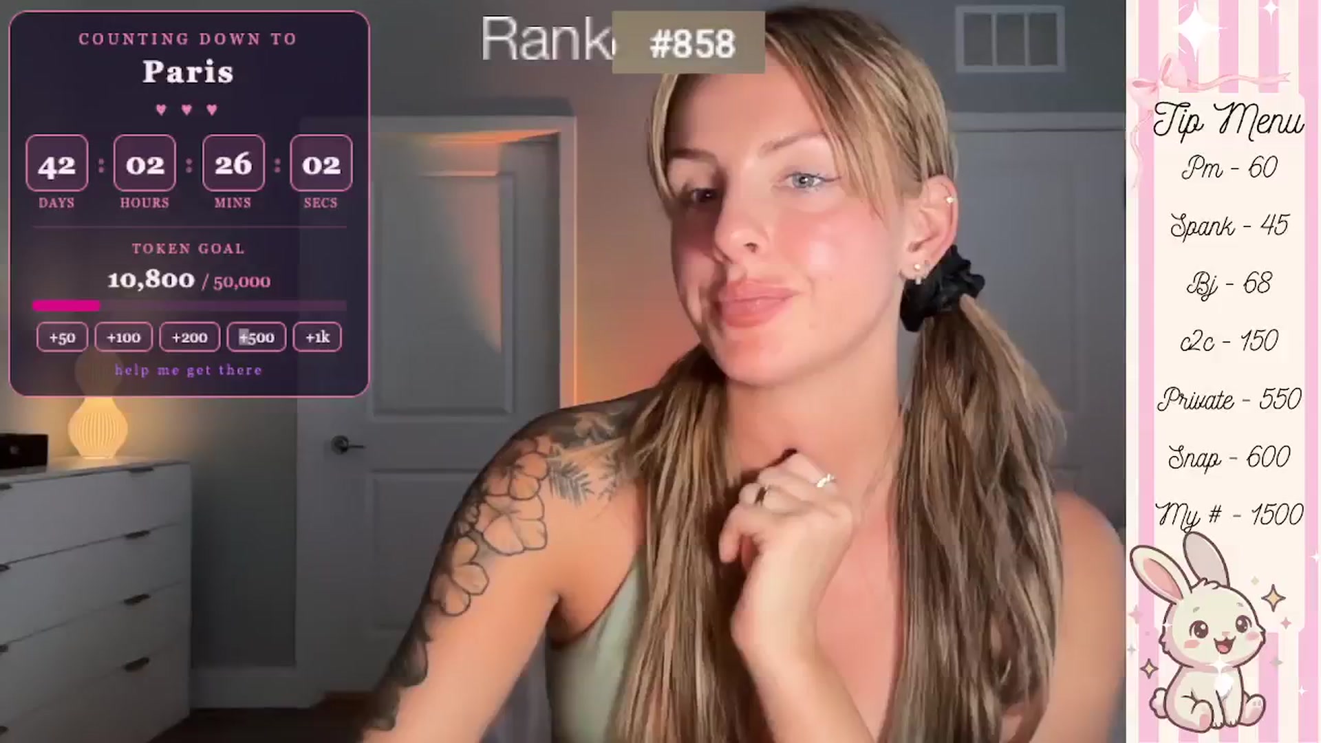 Gallery image thumbnail from GodessTatiRae's myfreecams stream on, 04/13/2026, 03:44 image 1 of 20
