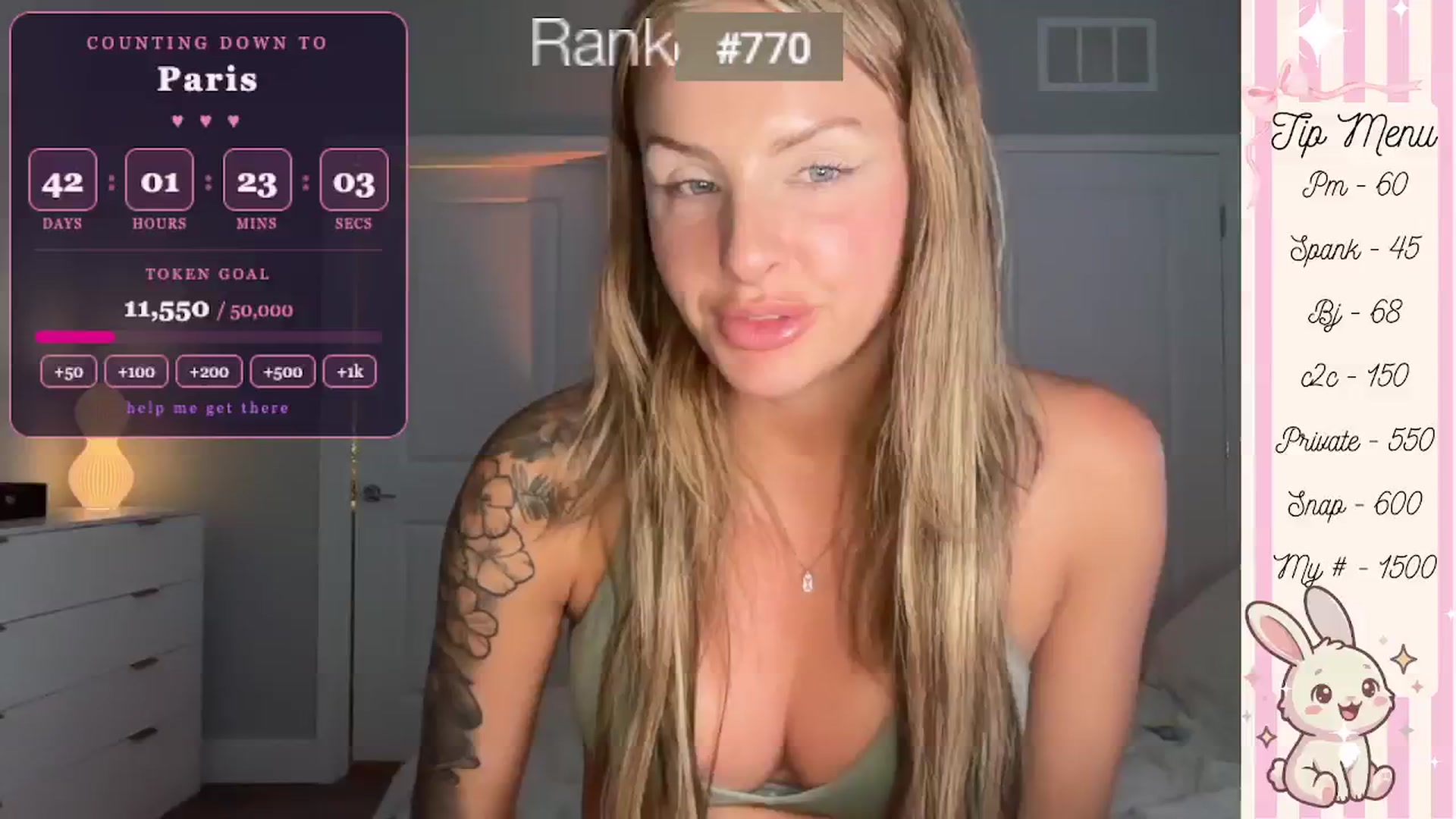 Gallery image thumbnail from GodessTatiRae's myfreecams stream on, 04/13/2026, 03:44 image 11 of 20