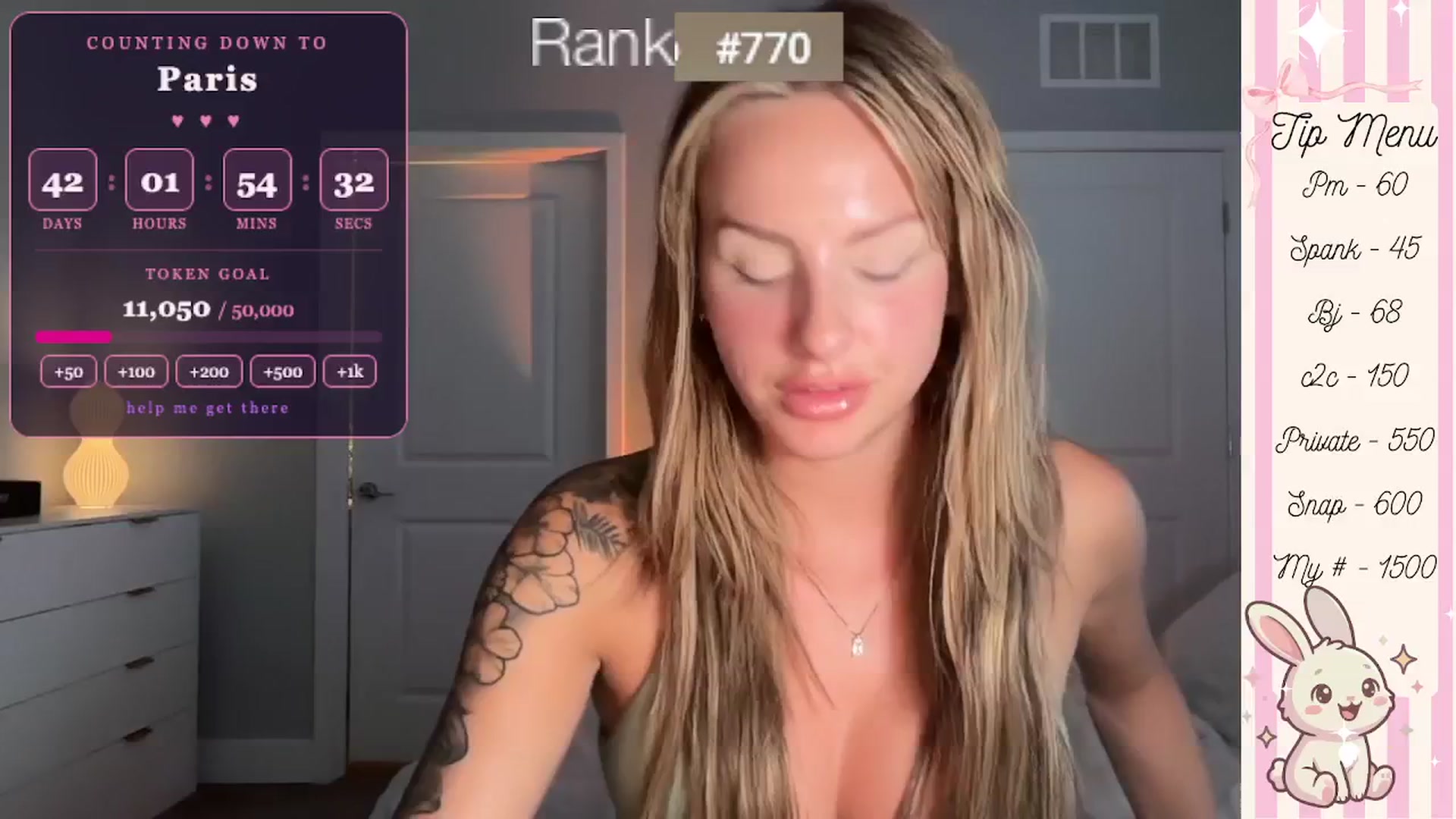 Gallery image thumbnail from GodessTatiRae's myfreecams stream on, 04/13/2026, 03:44 image 6 of 20