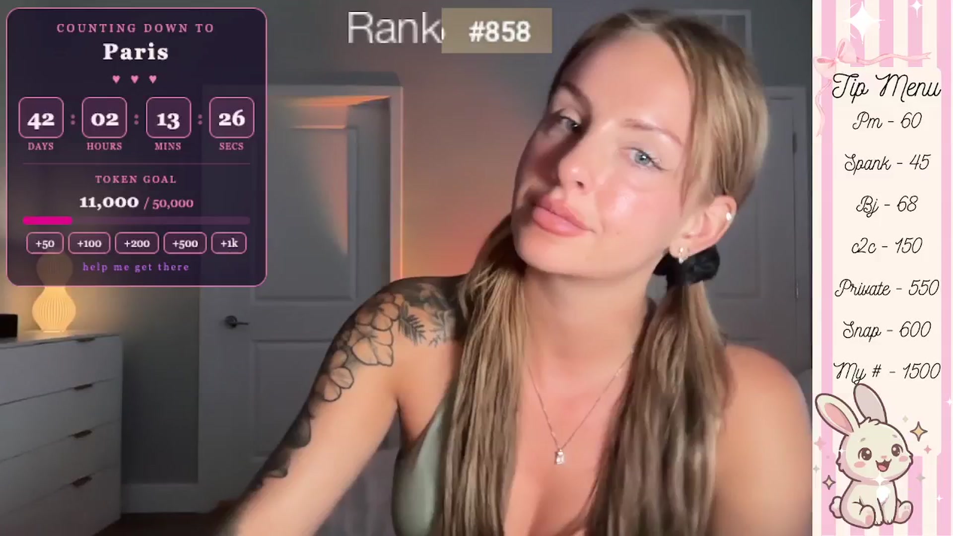 Gallery image thumbnail from GodessTatiRae's myfreecams stream on, 04/13/2026, 03:44 image 3 of 20
