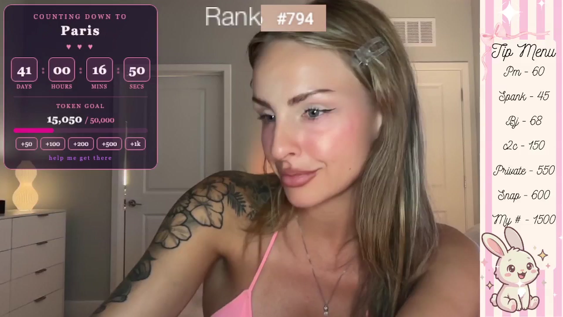 Gallery image thumbnail from GodessTatiRae's myfreecams stream on, 04/14/2026, 04:02 image 8 of 20