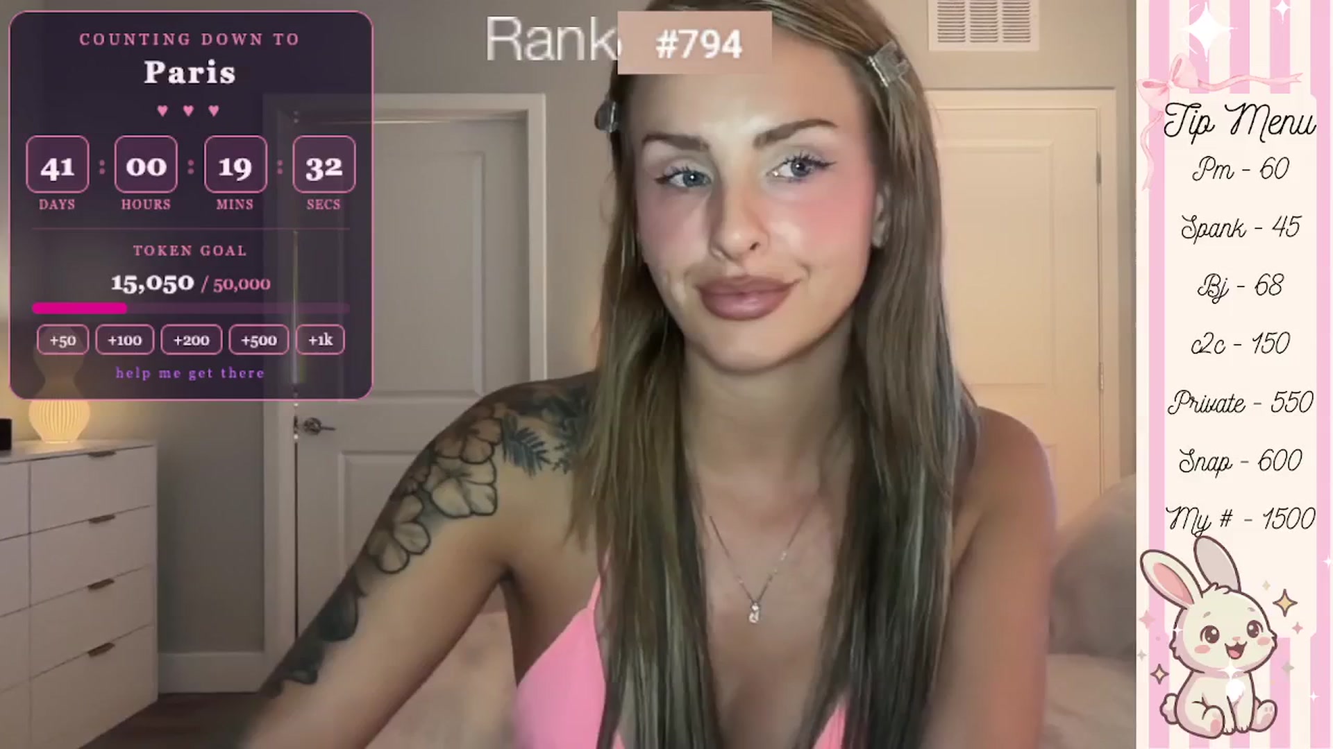 Gallery image thumbnail from GodessTatiRae's myfreecams stream on, 04/14/2026, 04:02 image 6 of 20