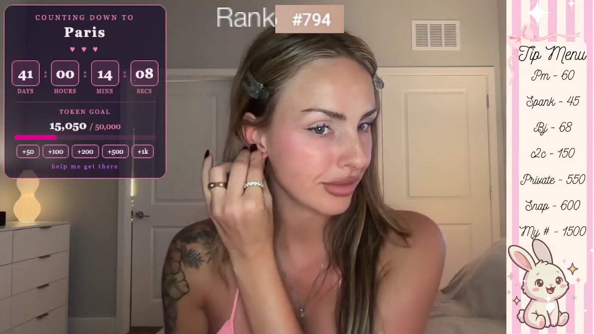 Gallery image thumbnail from GodessTatiRae's myfreecams stream on, 04/14/2026, 04:02 image 10 of 20