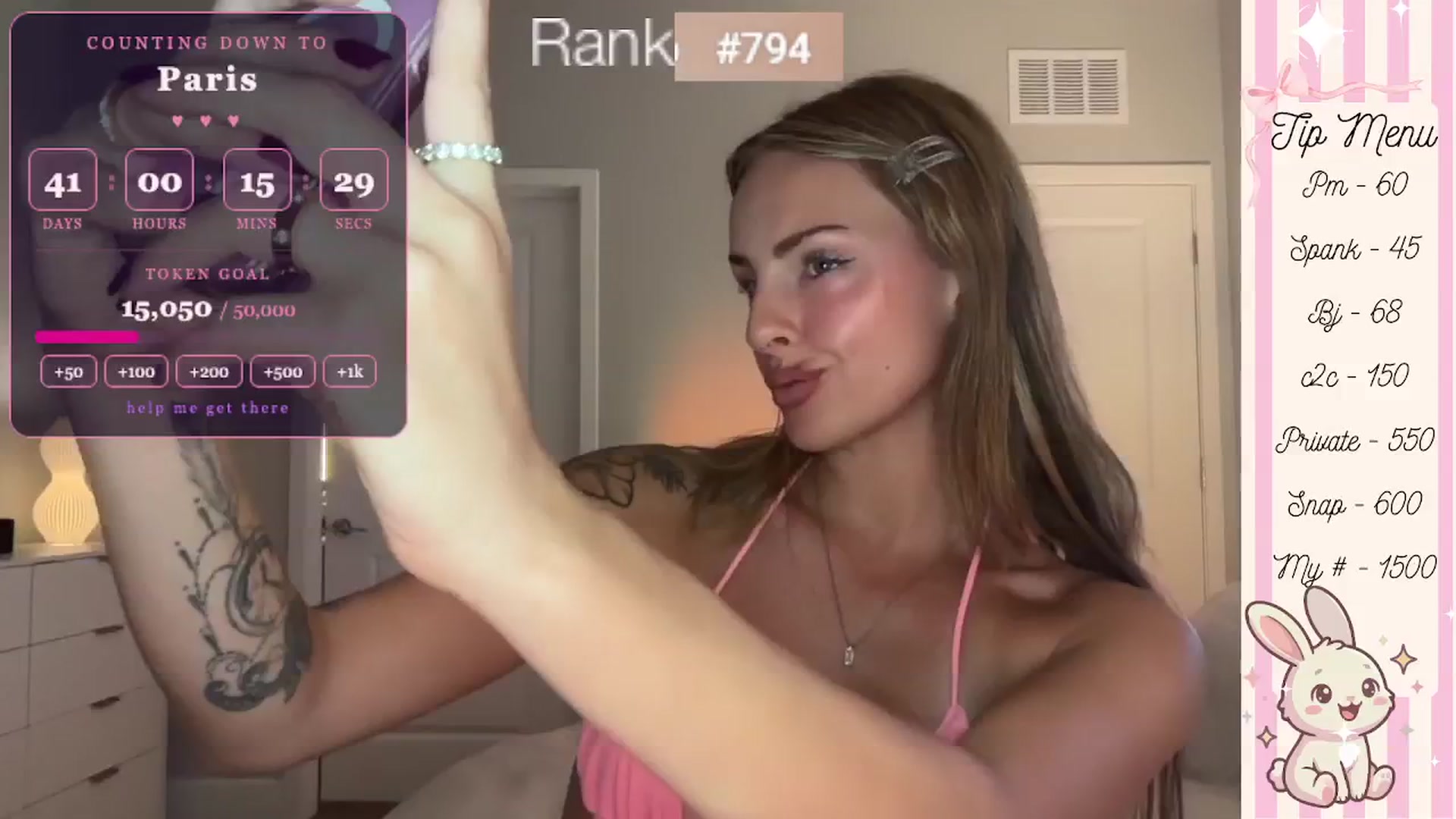 Gallery image thumbnail from GodessTatiRae's myfreecams stream on, 04/14/2026, 04:02 image 9 of 20