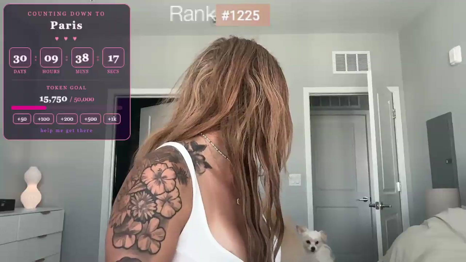 Gallery image thumbnail from GodessTatiRae's myfreecams stream on, 04/24/2026, 18:24 image 18 of 20