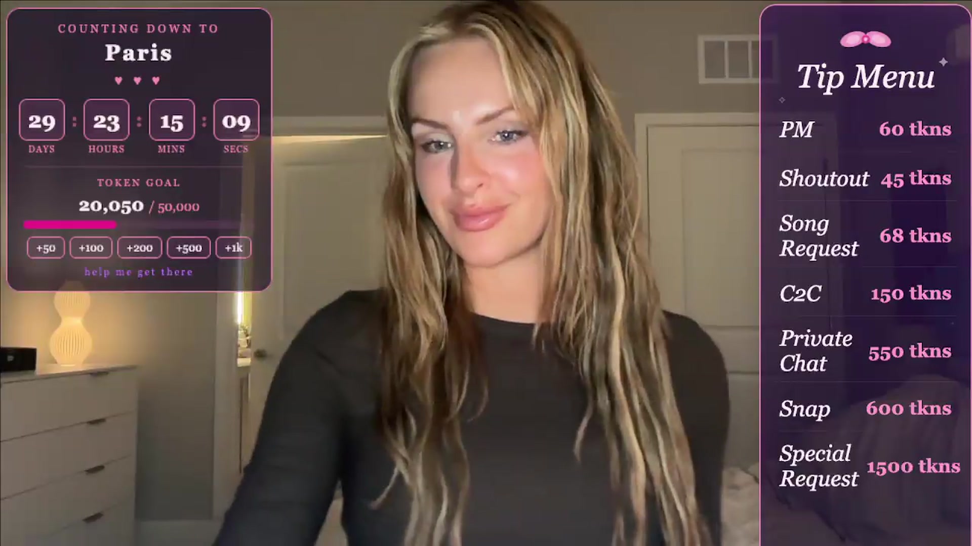 Gallery image thumbnail from GodessTatiRae's myfreecams stream on, 04/25/2026, 04:49 image 16 of 20