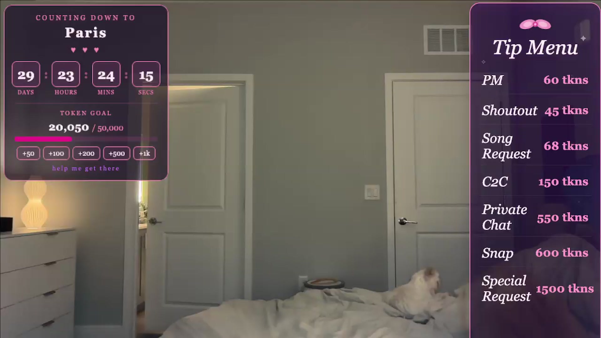 Gallery image thumbnail from GodessTatiRae's myfreecams stream on, 04/25/2026, 04:49 image 3 of 20