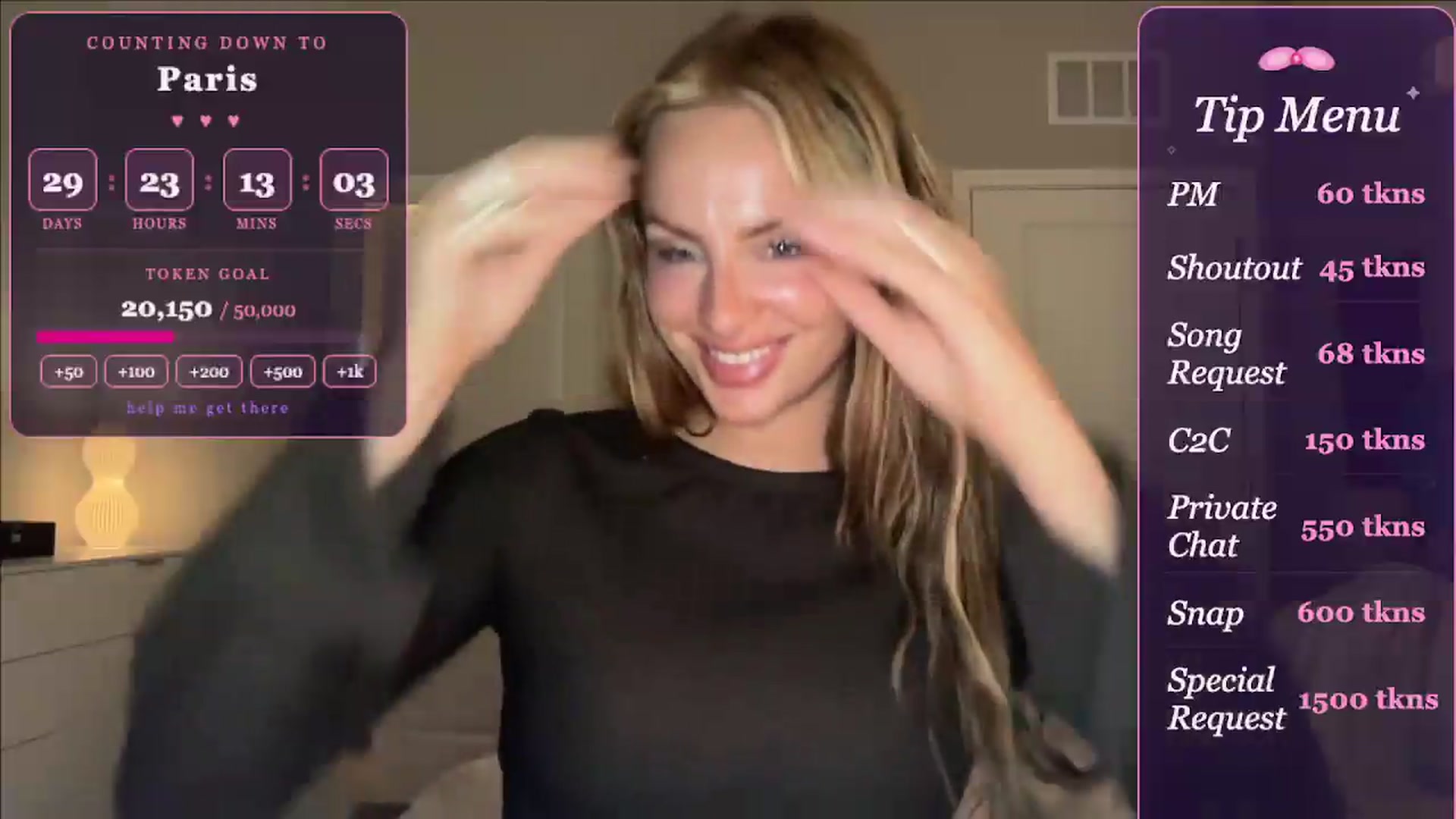 Gallery image thumbnail from GodessTatiRae's myfreecams stream on, 04/25/2026, 04:49 image 19 of 20