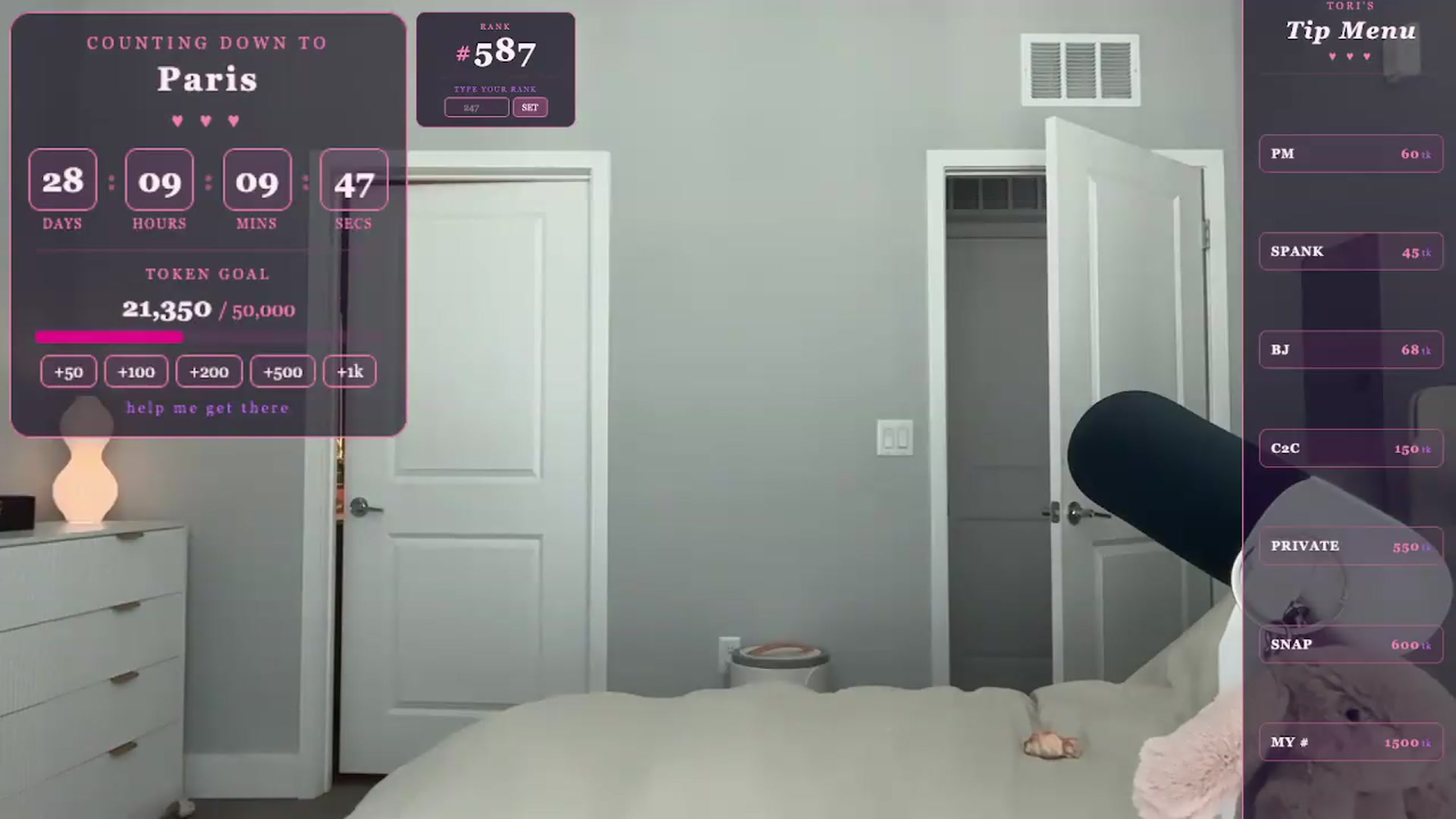 Gallery image thumbnail from GodessTatiRae's myfreecams stream on, 04/26/2026, 19:05 image 11 of 20