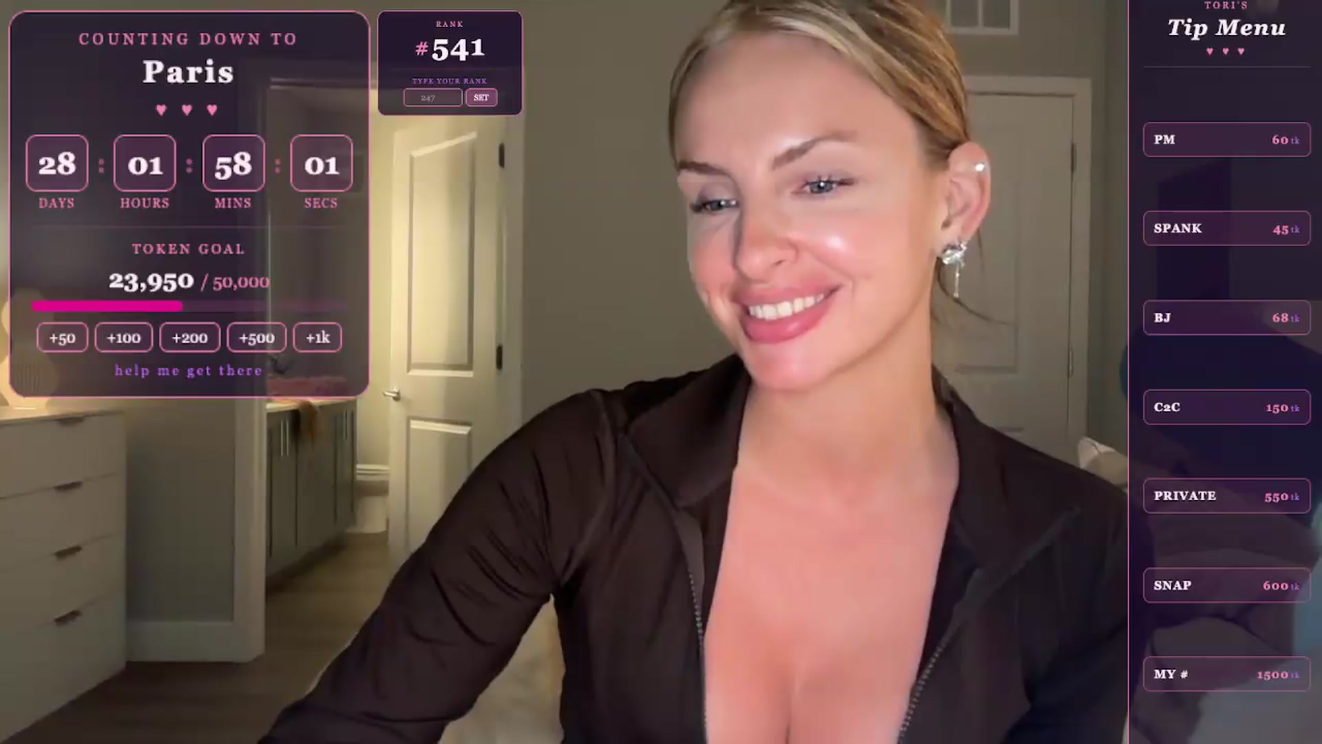 Gallery image thumbnail from GodessTatiRae's myfreecams stream on, 04/27/2026, 02:21 image 16 of 20