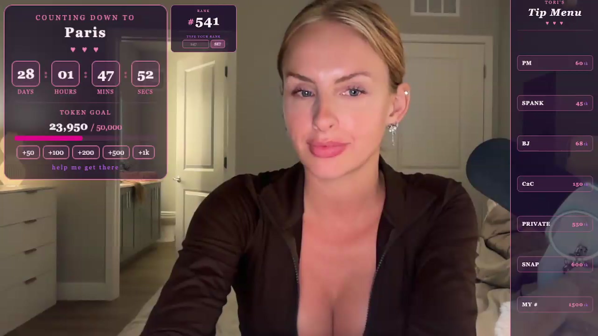 Gallery image thumbnail from GodessTatiRae's myfreecams stream on, 04/27/2026, 02:21 image 19 of 20