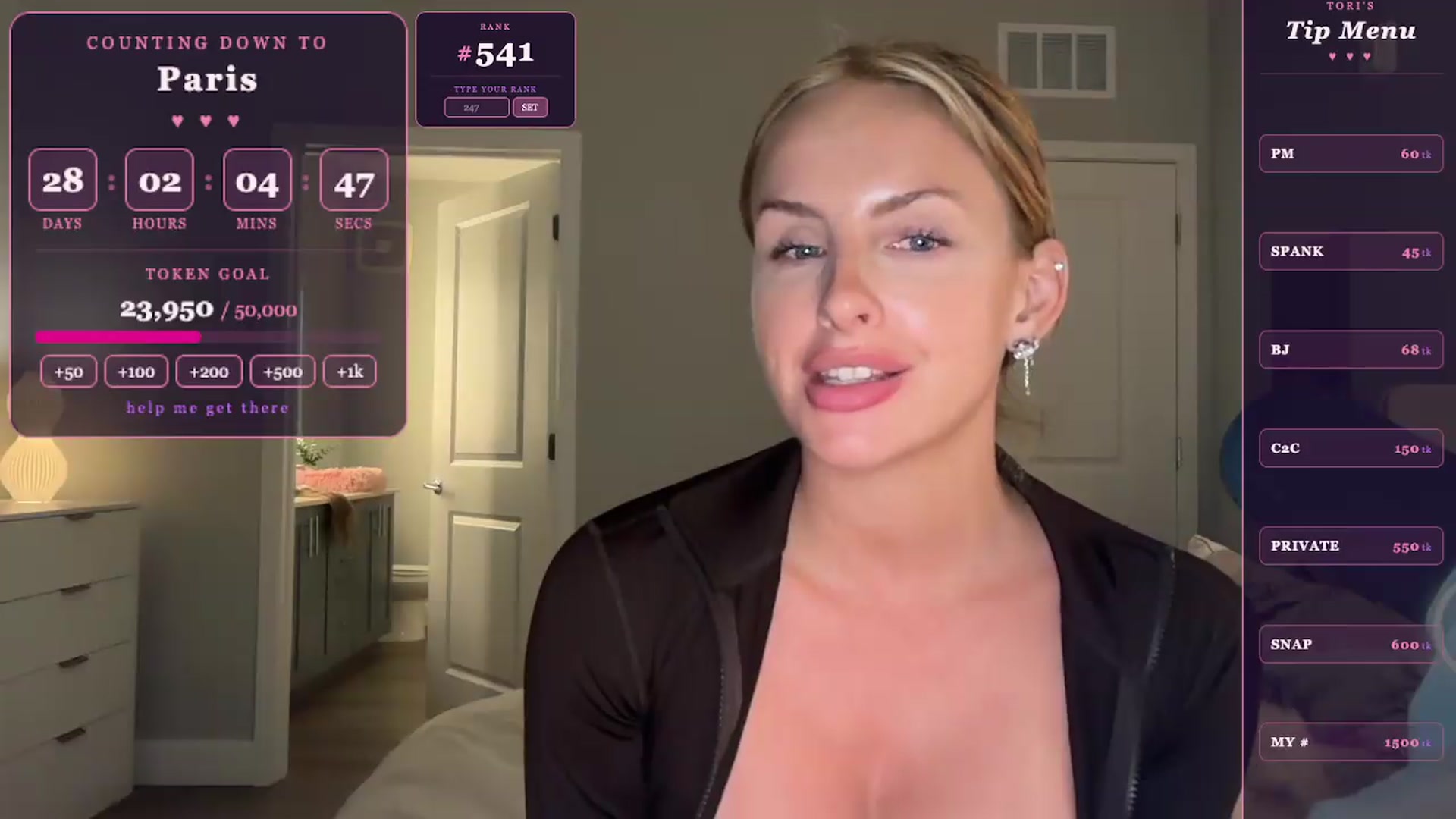 Gallery image thumbnail from GodessTatiRae's myfreecams stream on, 04/27/2026, 02:21 image 14 of 20
