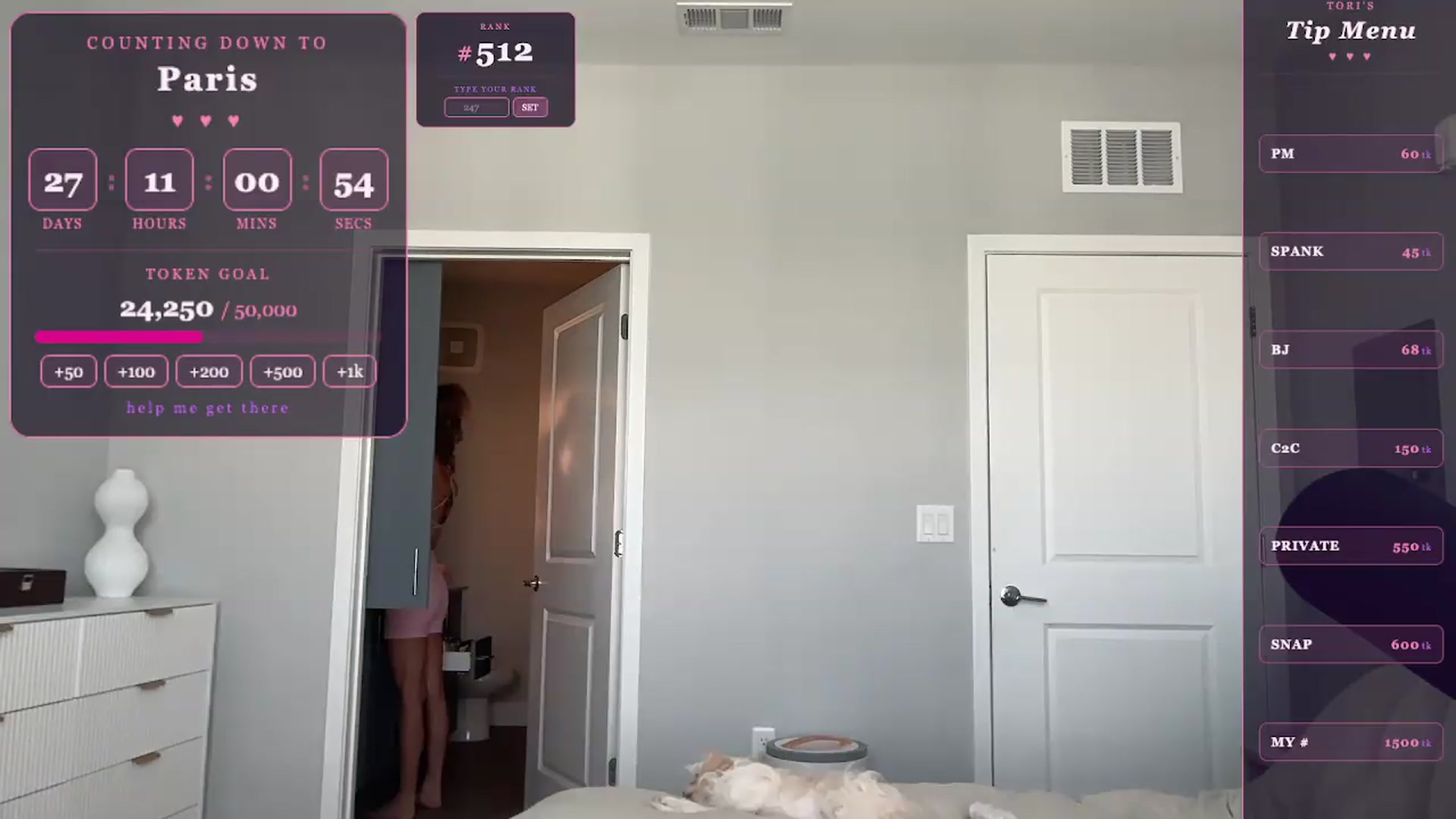 Gallery image thumbnail from GodessTatiRae's myfreecams stream on, 04/27/2026, 18:22 image 2 of 20