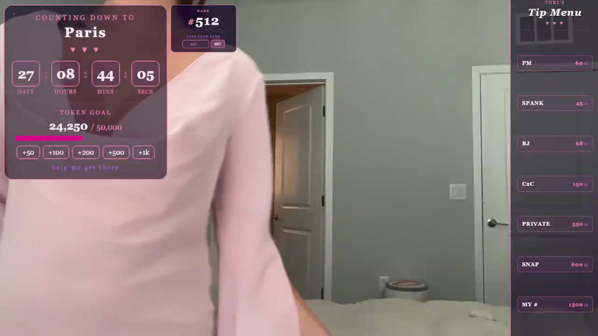 Gallery image thumbnail from GodessTatiRae's myfreecams stream on, 04/27/2026, 19:30 image 4 of 20