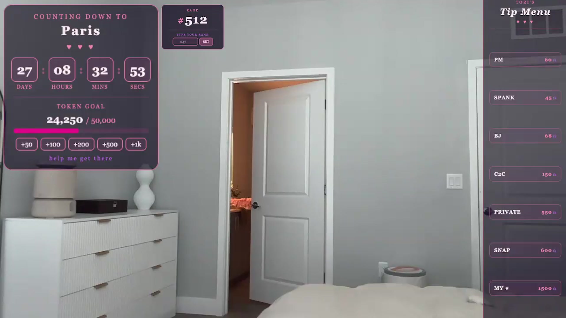 Gallery image thumbnail from GodessTatiRae's myfreecams stream on, 04/27/2026, 19:30 image 18 of 20