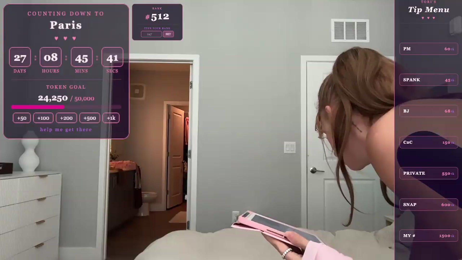 Gallery image thumbnail from GodessTatiRae's myfreecams stream on, 04/27/2026, 19:30 image 2 of 20