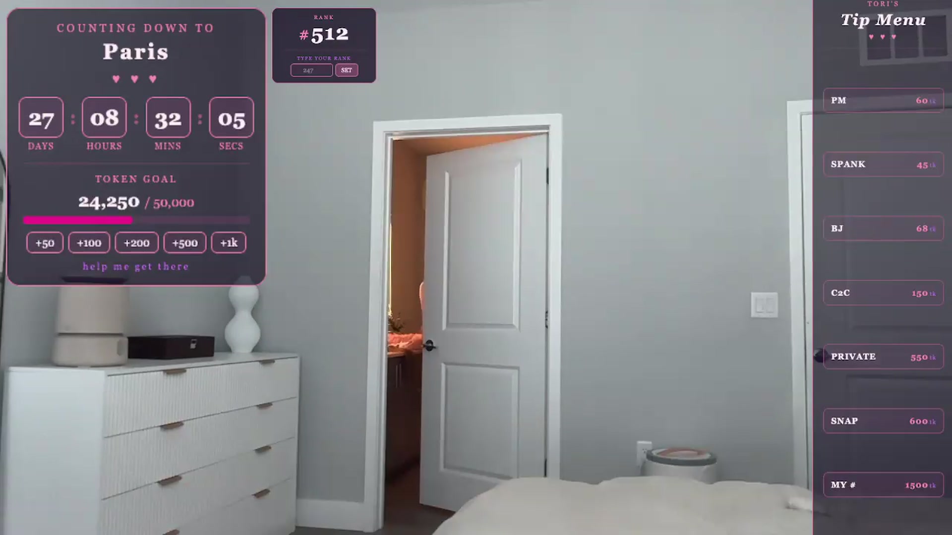 Gallery image thumbnail from GodessTatiRae's myfreecams stream on, 04/27/2026, 19:30 image 19 of 20