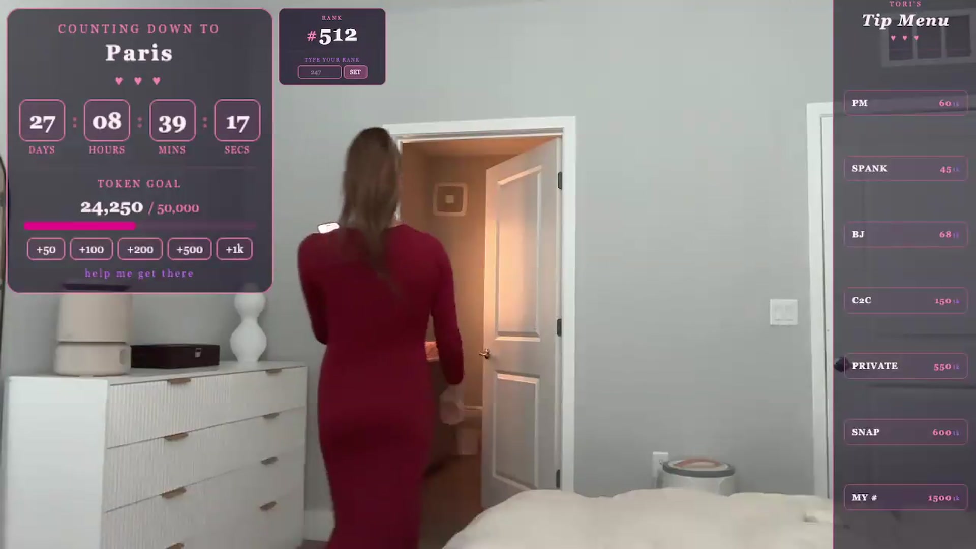 Gallery image thumbnail from GodessTatiRae's myfreecams stream on, 04/27/2026, 19:30 image 10 of 20