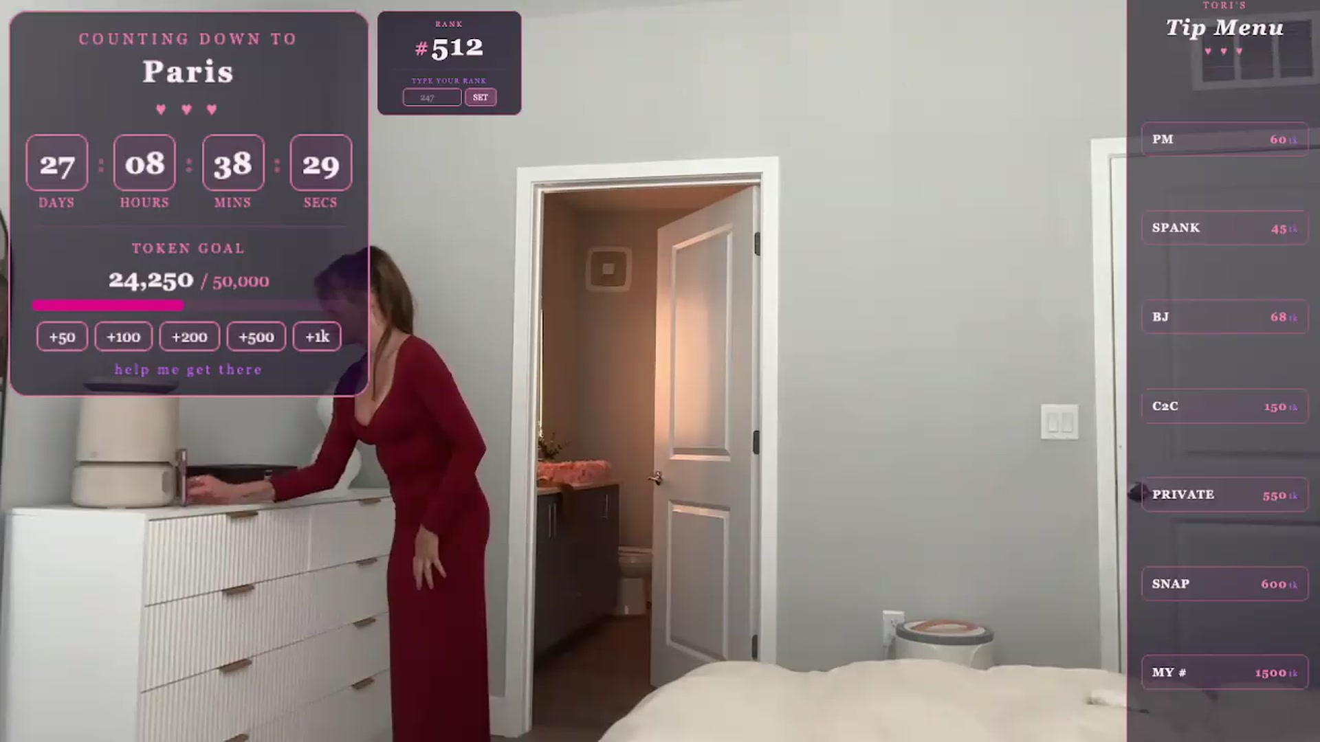 Gallery image thumbnail from GodessTatiRae's myfreecams stream on, 04/27/2026, 19:30 image 11 of 20