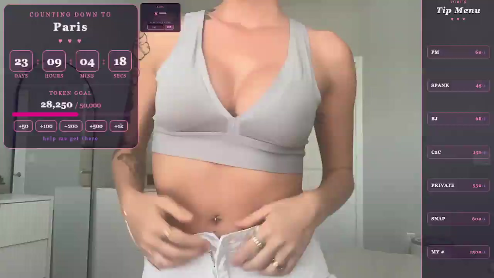 Gallery image thumbnail from GodessTatiRae's myfreecams stream on, 05/01/2026, 19:26 image 5 of 20