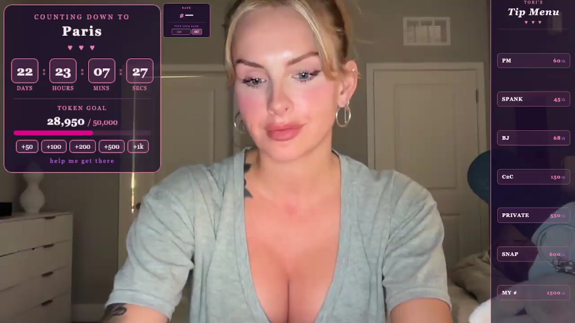 Gallery image thumbnail from GodessTatiRae's myfreecams stream on, 05/02/2026, 05:03 image 20 of 20