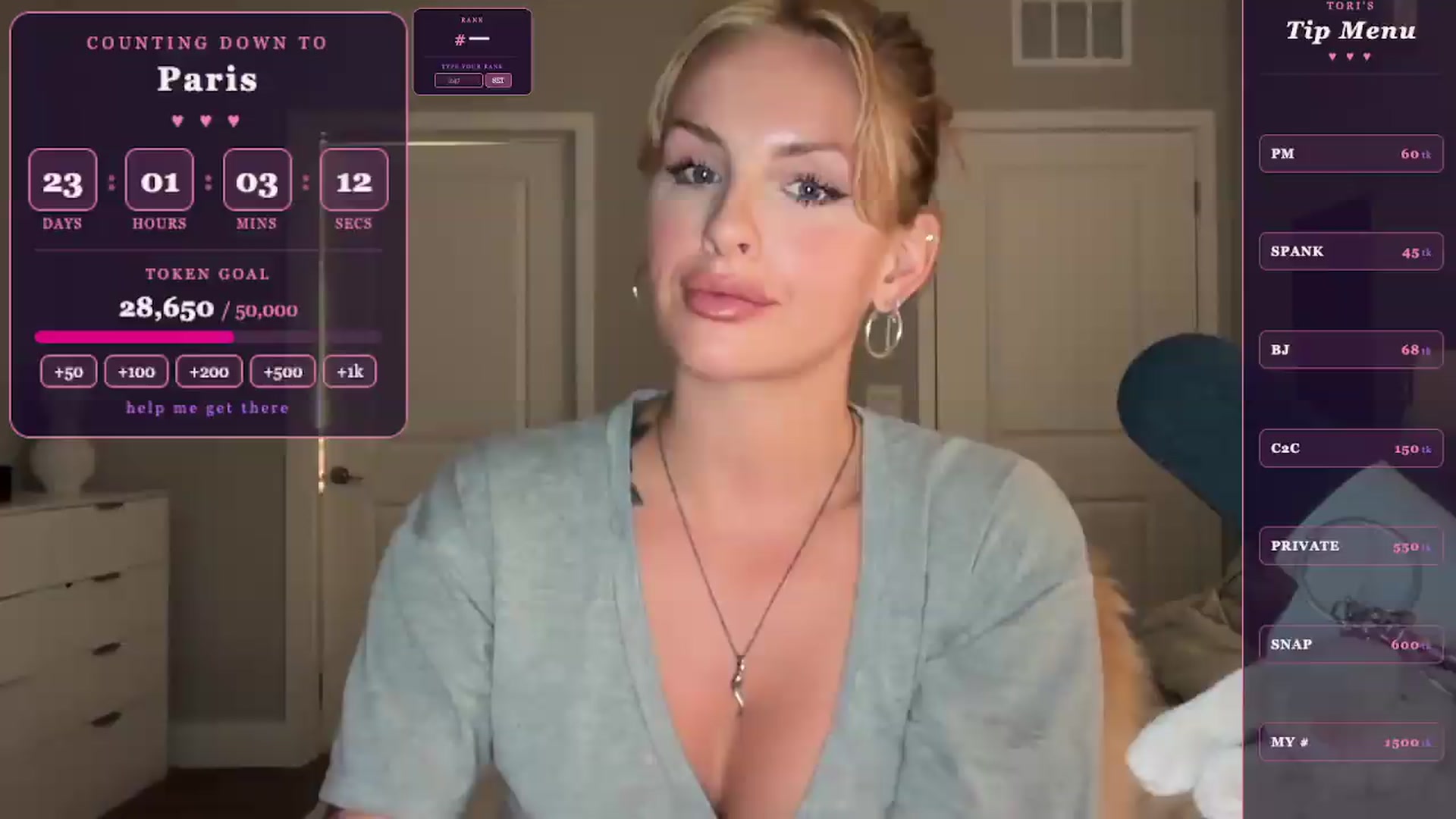 Gallery image thumbnail from GodessTatiRae's myfreecams stream on, 05/02/2026, 05:03 image 5 of 20